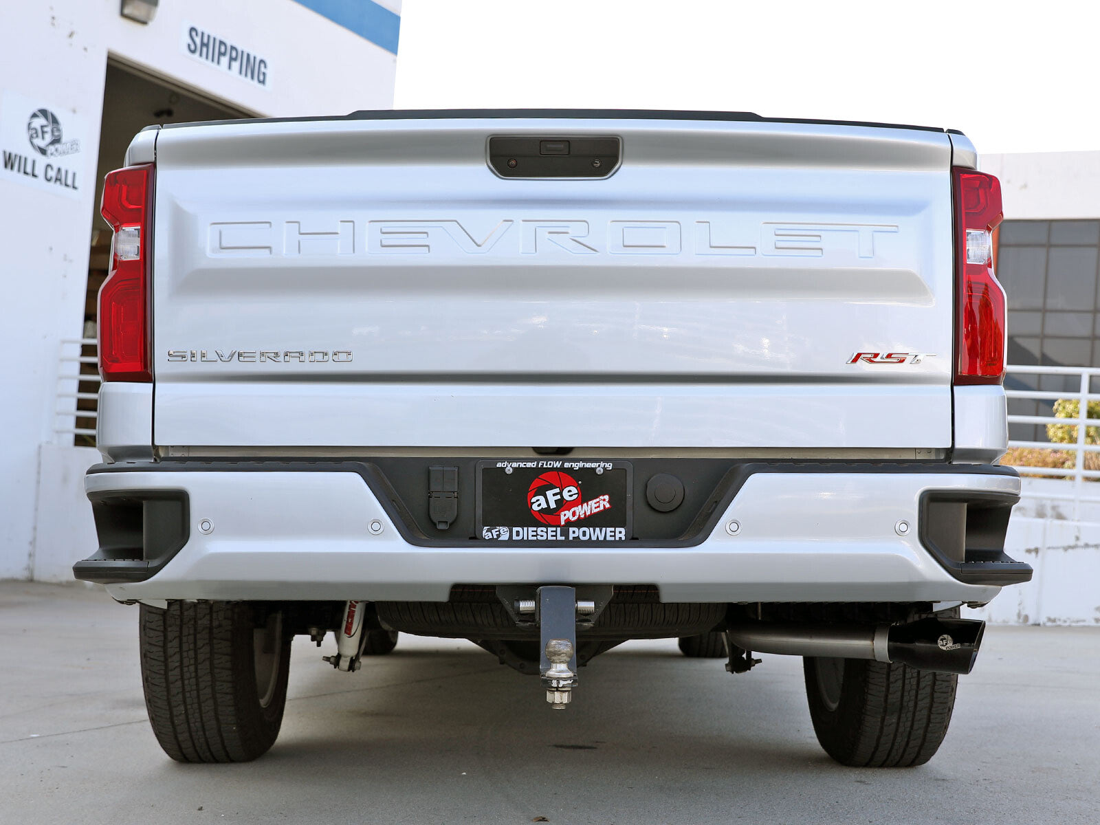 Large Bore-HD 3 Inch 409 Stainless Steel Dpf-Back Exhaust System w/ Tip GM Trucks 23-26 L6-3.0L (td) LZ0 aFe Power