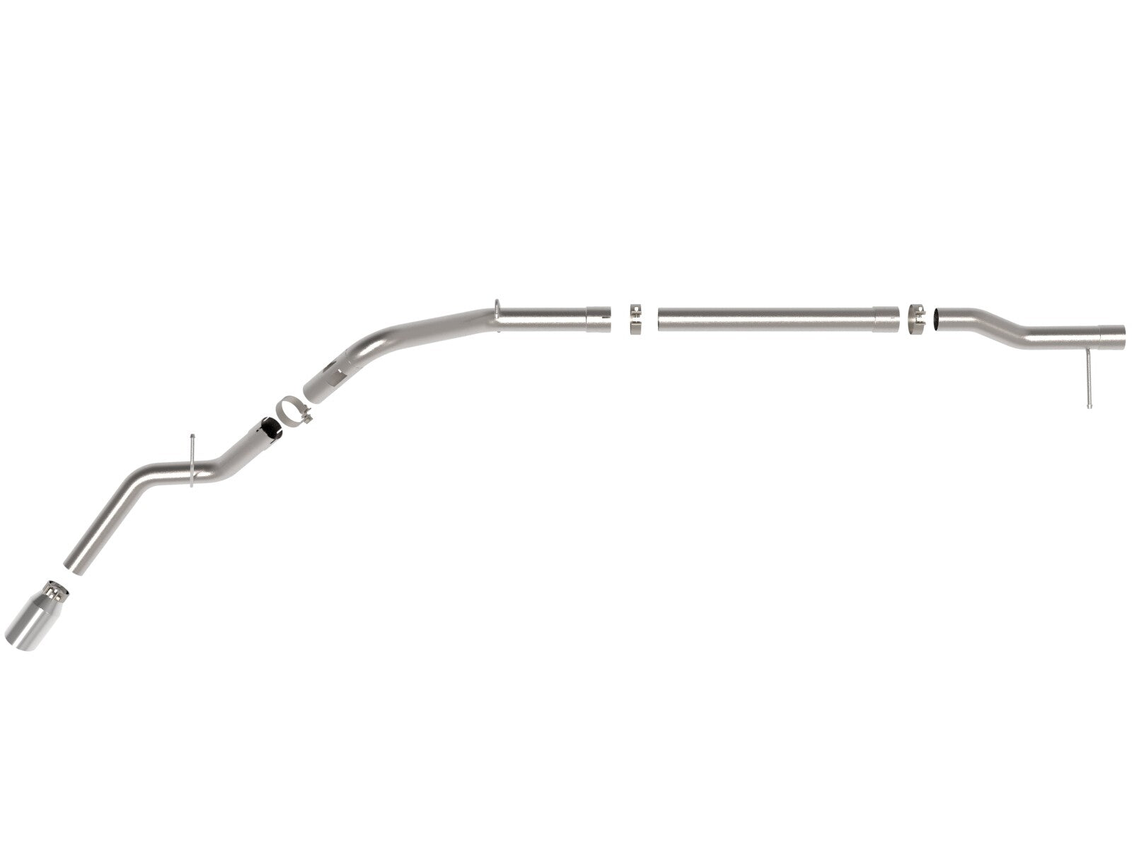 Large Bore-HD 3 Inch 409 Stainless Steel Dpf-Back Exhaust System w/ Tip GM Trucks 23-26 L6-3.0L (td) LZ0 aFe Power