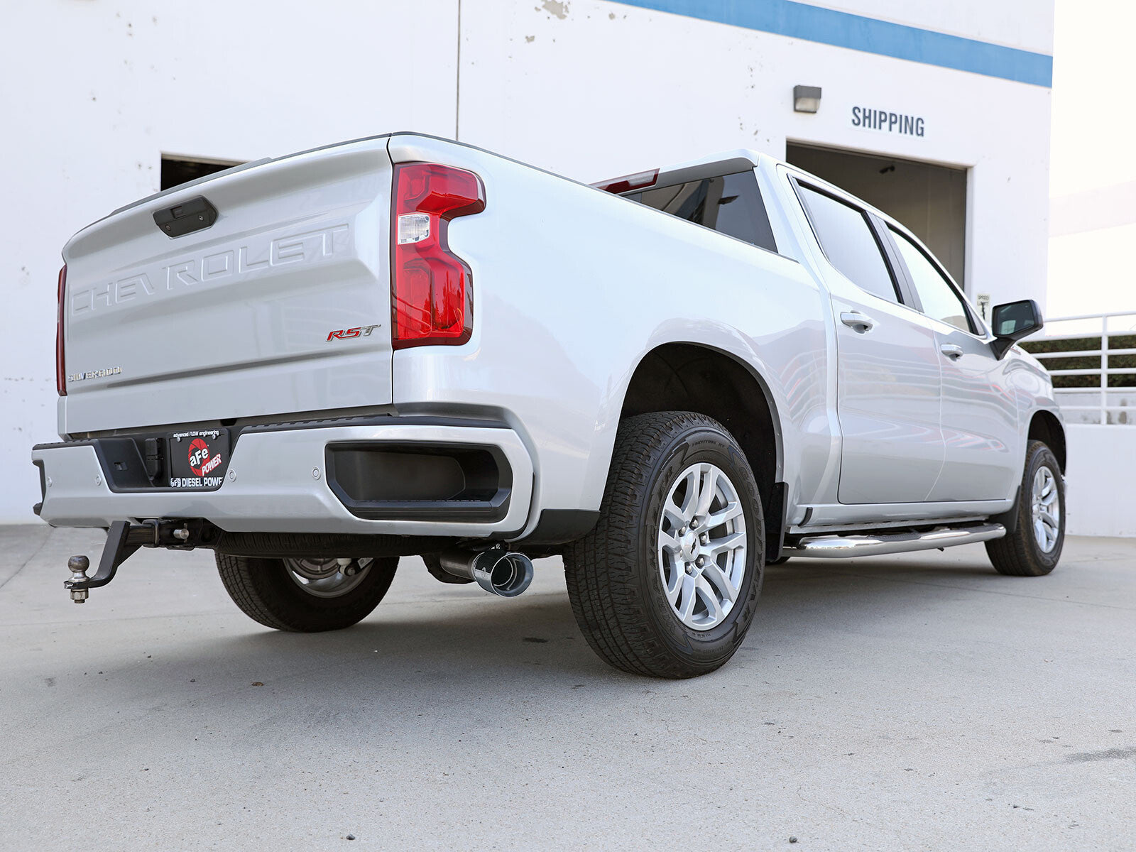 Large Bore-HD 3 Inch 409 Stainless Steel Dpf-Back Exhaust System w/ Tip GM Trucks 23-26 L6-3.0L (td) LZ0 aFe Power