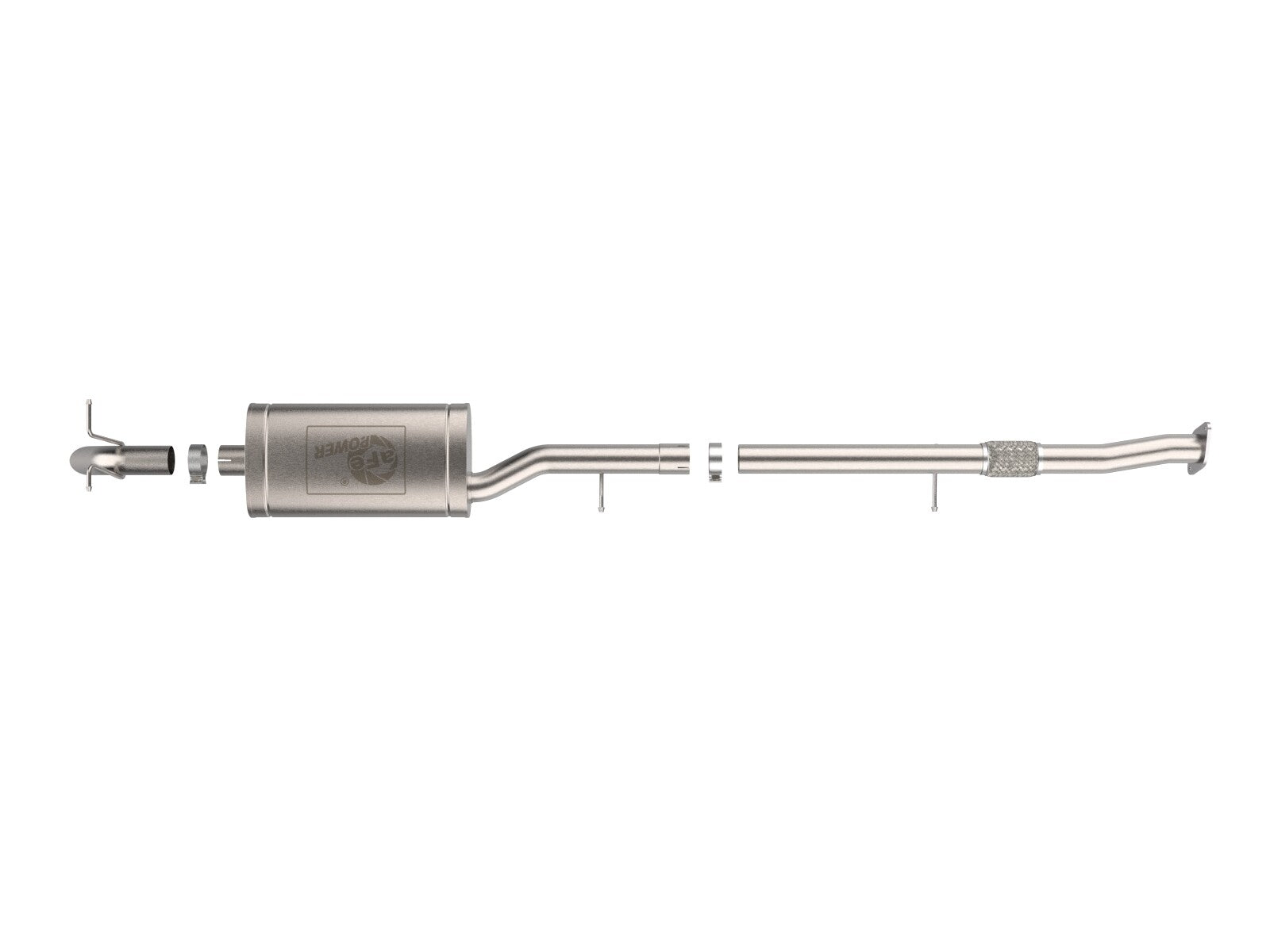 Rock Basher 3 Inch 409 Stainless Steel Cat-Back Hi-Tuck Exhaust System GM Canyon/Colorado 23-26 L4-2.7L (t) aFe Power