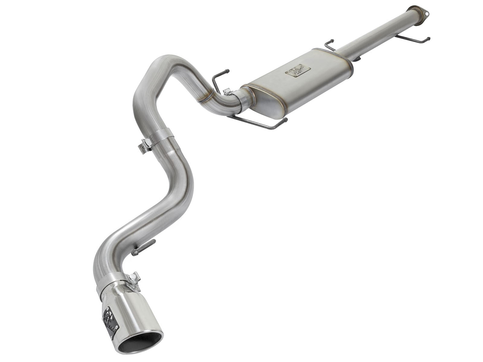 Mach Force-Xp 3 Inch 409 Stainless Steel Cat-Back Exhaust System w/Polished Tip Toyota Fj Cruiser 07-18 V6-4.0L aFe Power