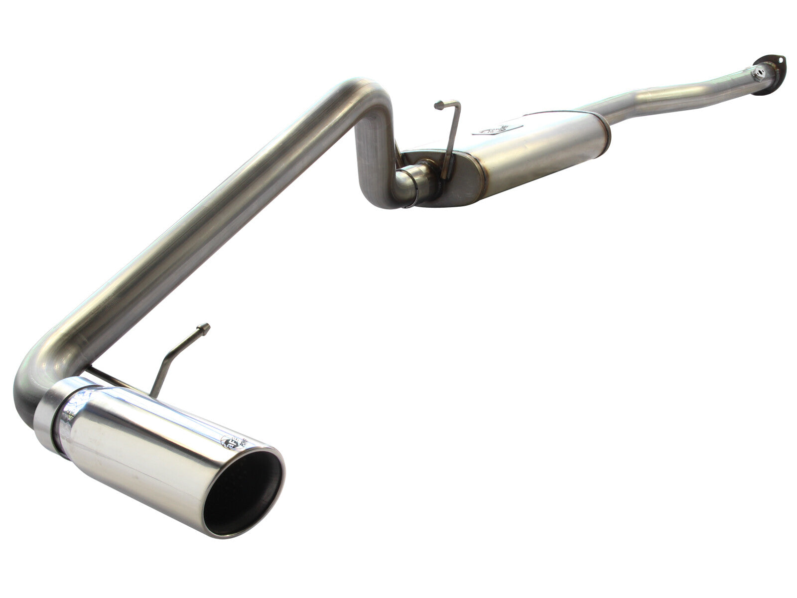 Mach Force-Xp 2-1/2 Inch 409 Stainless Steel Cat-Back Exhaust System Toyota Tacoma 99-04 L4-2.4/2.7L aFe Power