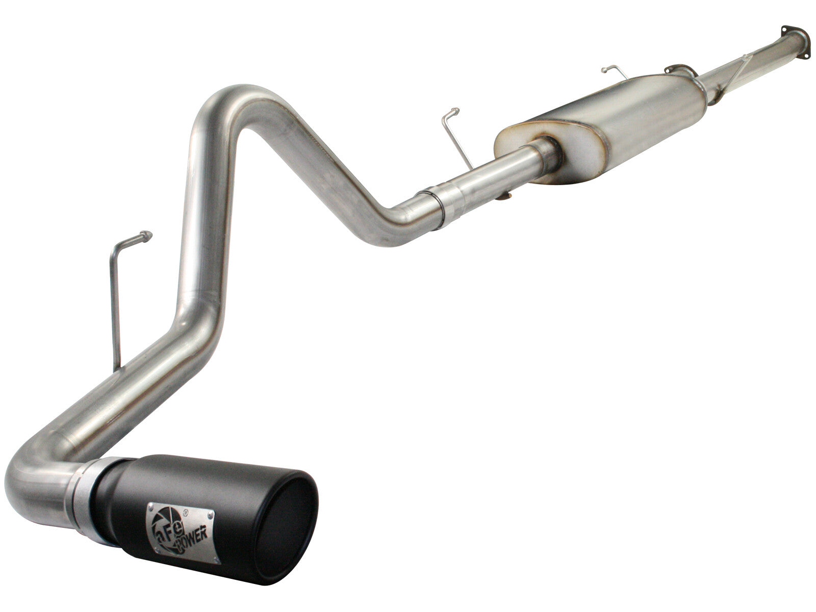 Mach Force-Xp 3 Inch 409 Stainless Steel Cat-Back Exhaust System w/Black Tip Toyota Tundra 10-21 V8-5.7L aFe Power