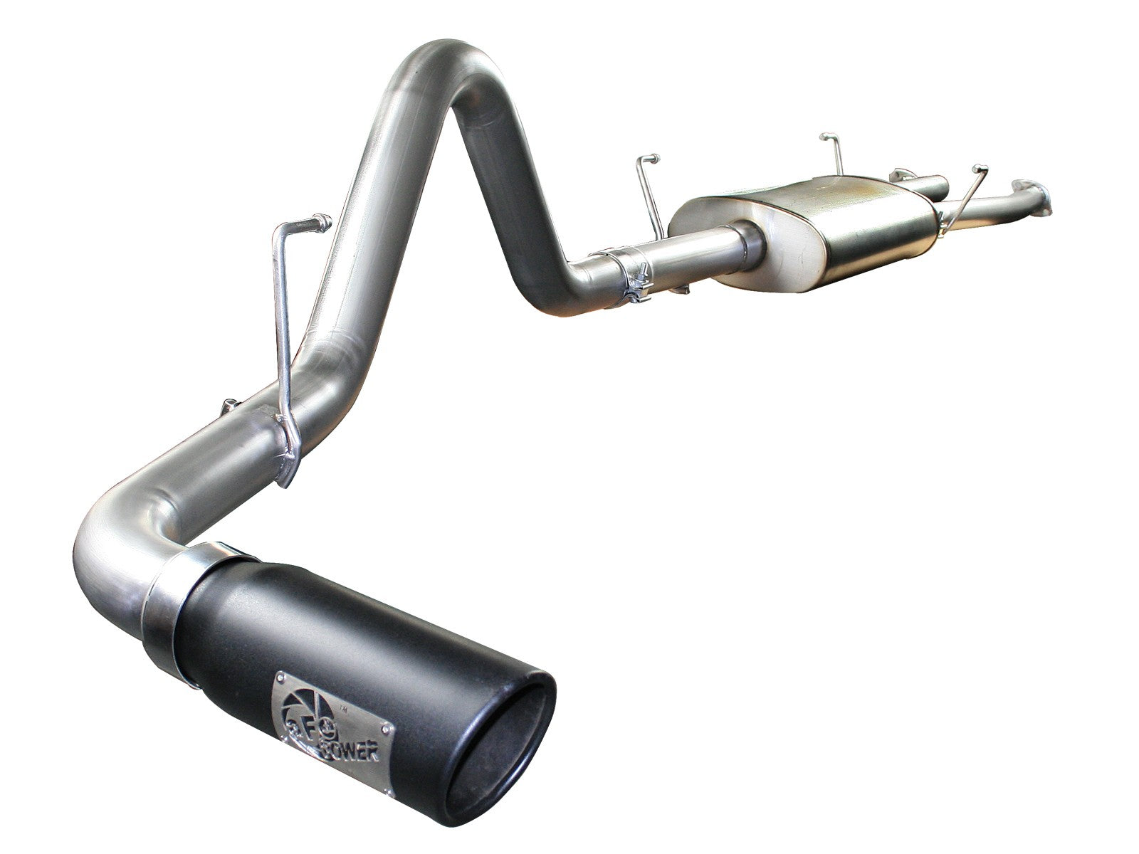 Mach Force-Xp 2-1/2 Inch to 3 Inch 409 Stainless Steel Cat-Back Exhaust w/ Tip Toyota Tundra 07-09 V8-4.7L aFe Power