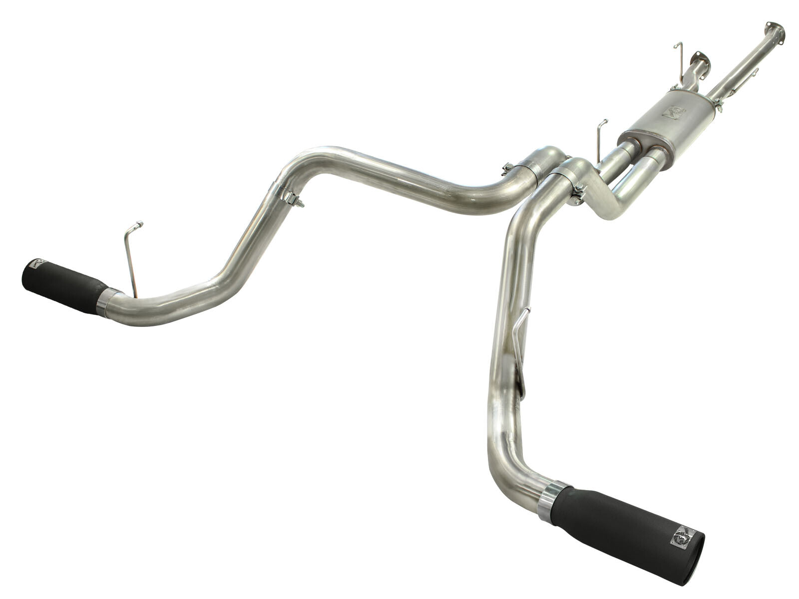 Mach Force-Xp 2-1/2 Inch to 3 Inch 409 Stainless Steel Cat-Back Exhaust w/ Tip Toyota Tundra 10-21 V8-5.7L aFe Power