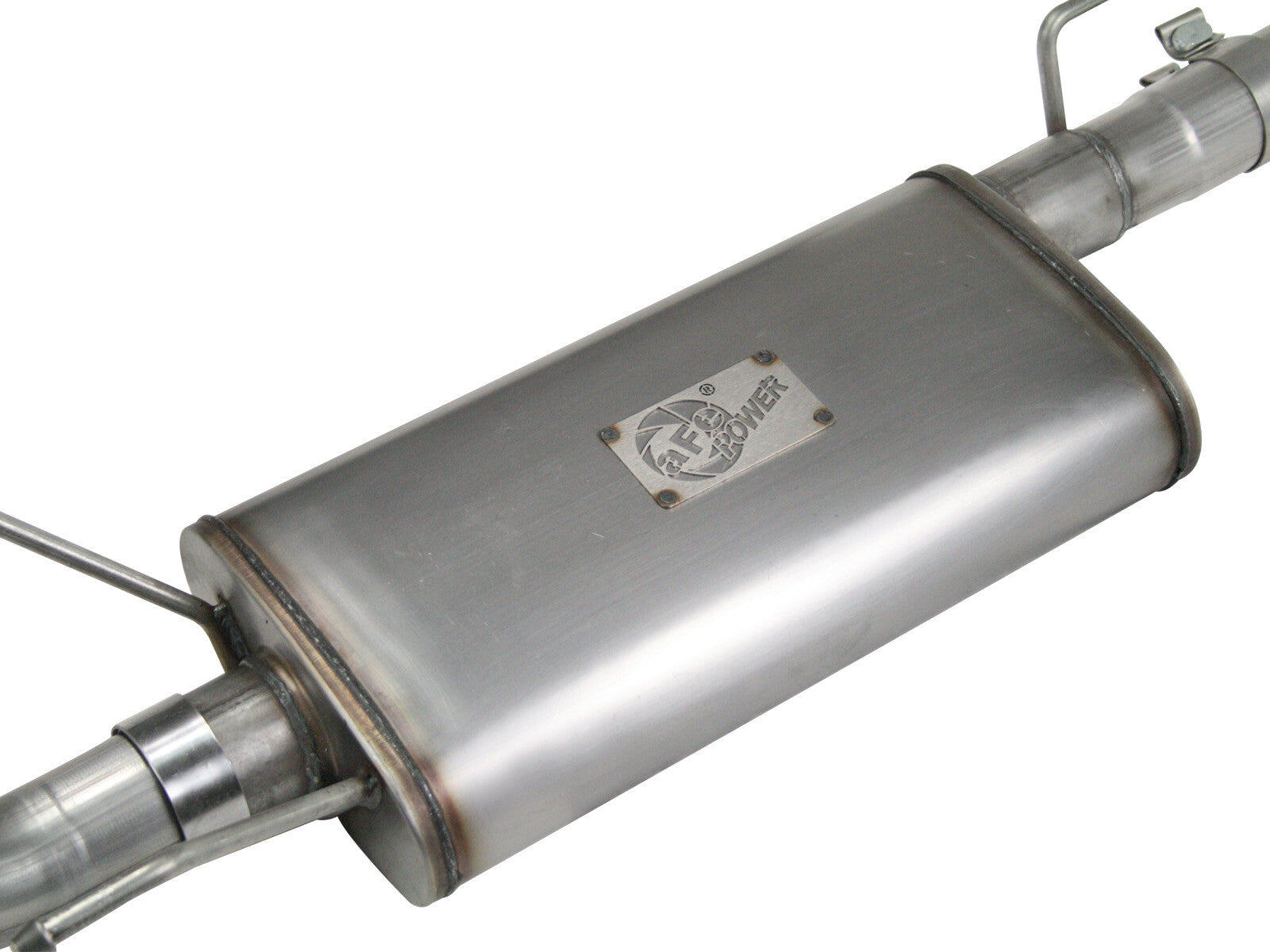 Mach Force-Xp 2-1/2 Inch 409 Stainless Steel Cat-Back Exhaust System w/ Tip Toyota Tacoma 13-15 V6-4.0L aFe Power