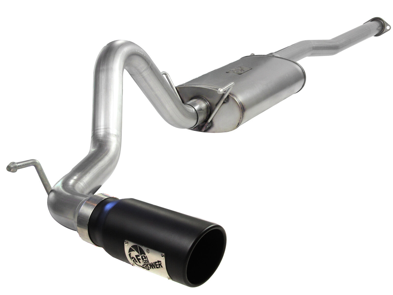 Mach Force-Xp 3 Inch 409 Stainless Steel Cat-Back Exhaust System w/Black Tip Toyota Tacoma 13-15 V6-4.0L aFe Power