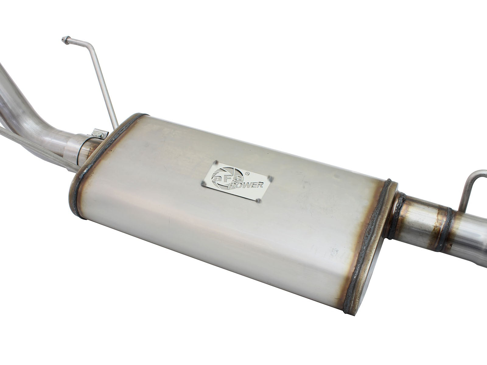 Mach Force-Xp 2-1/2 Inch 409 Stainless Steel Cat-Back Exhaust System w/Black Tip Toyota Tacoma 13-15 L4-2.7L aFe Power
