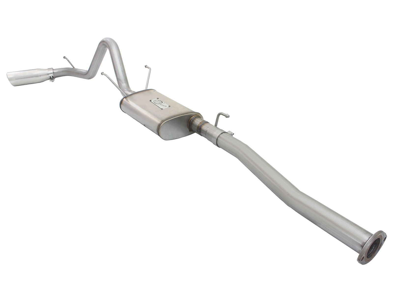 Mach Force-Xp 2-1/2 Inch 409 Stainless Steel Cat-Back Exhaust System w/ Tip Toyota Tacoma 13-15 L4-2.7L aFe Power