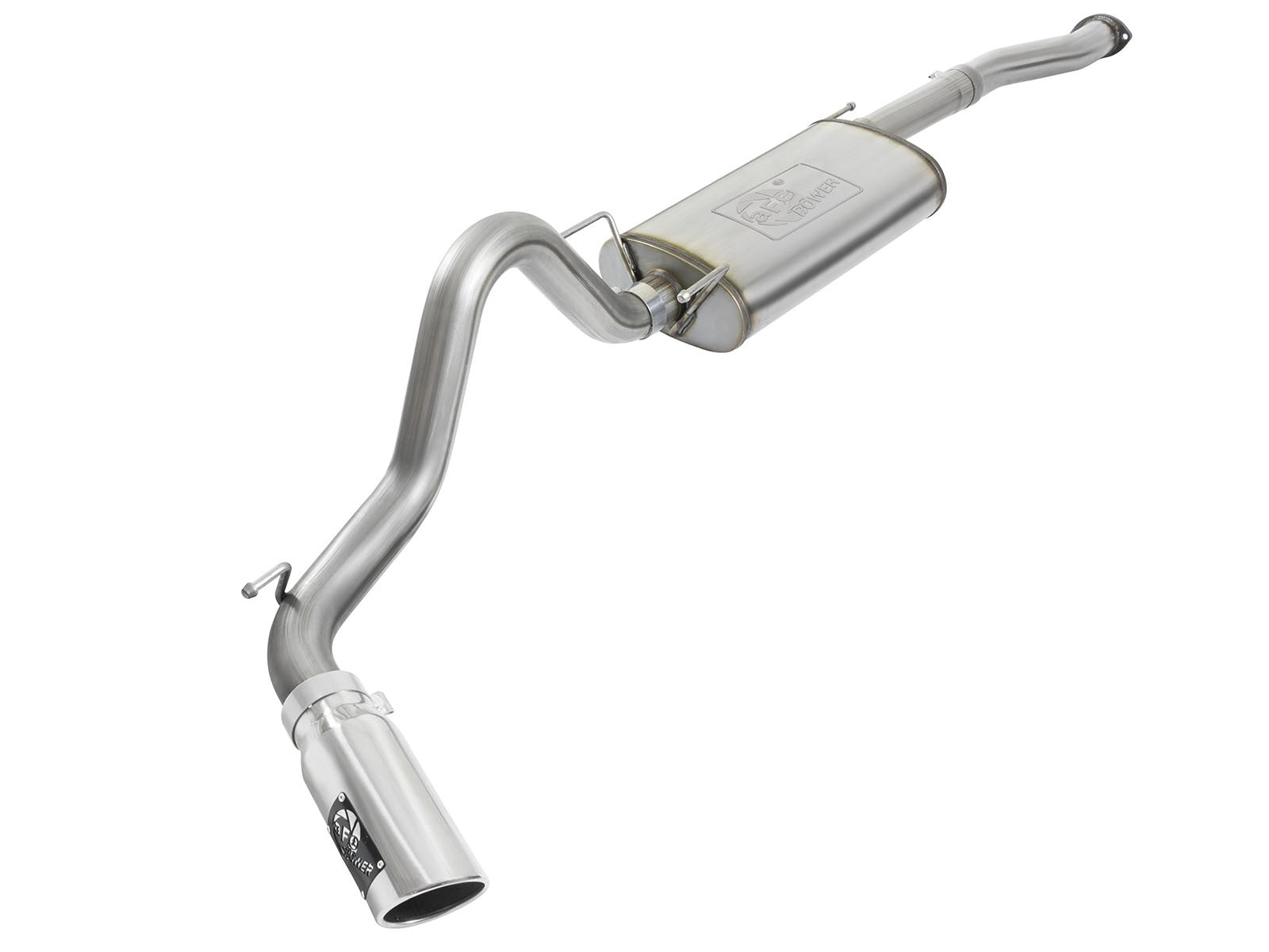Mach Force-Xp 3 Inch 409 Stainless Steel Cat-Back Exhaust System w/ Tip Toyota Tacoma 16-23 V6-3.5L aFe Power