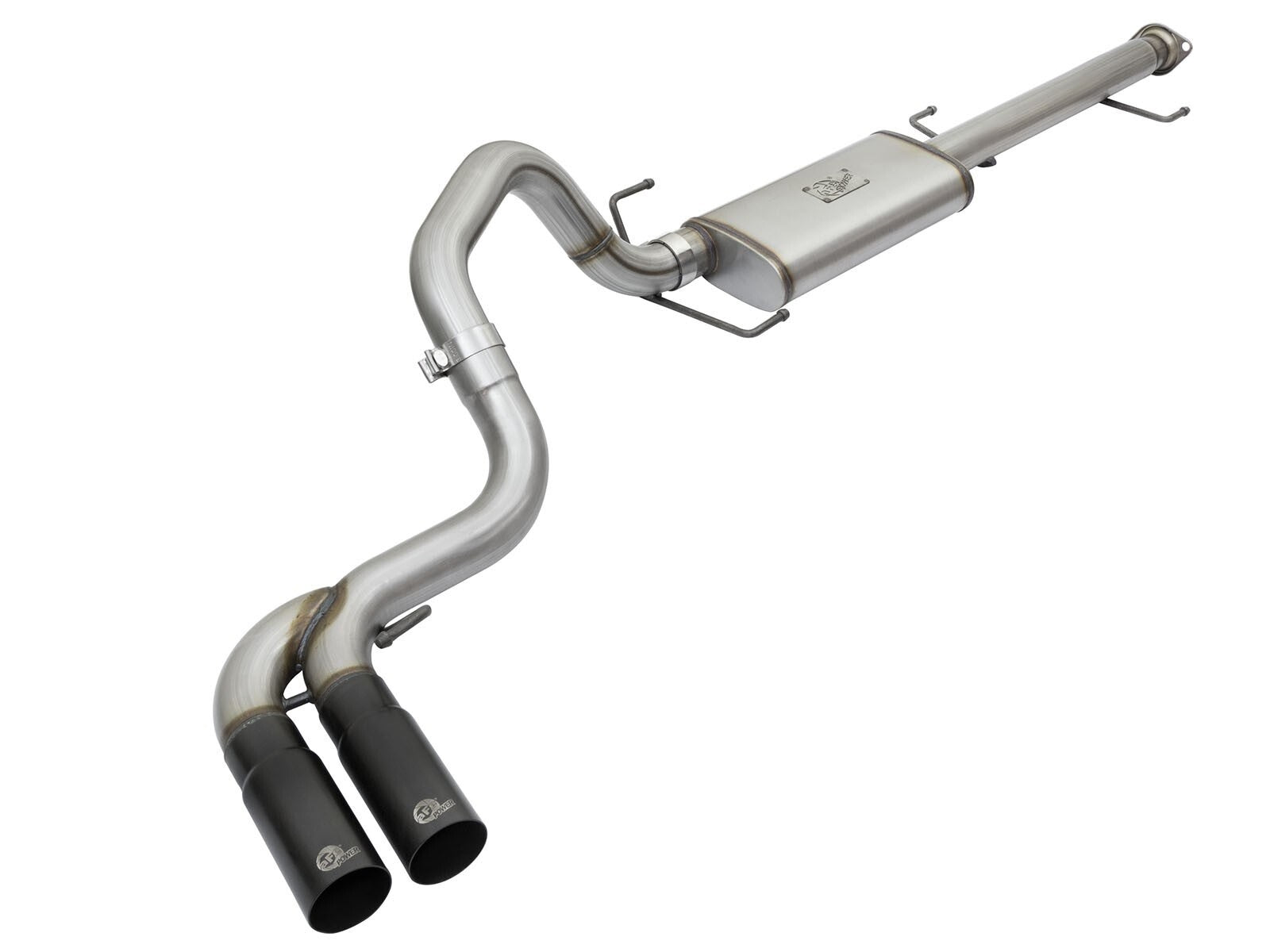 Rebel Series 3 Inch Cat-Back Exhaust System w/ Mid-Side Exit Tips Toyota Fj Cruiser 07-18 V6-4.0L aFe Power