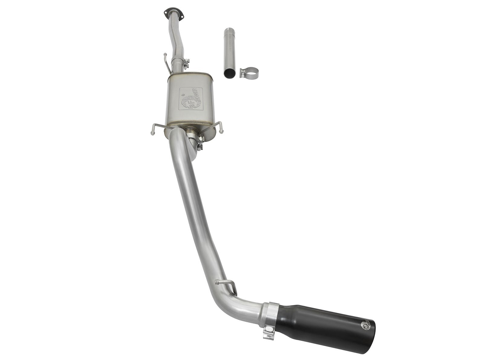 Mach Force-Xp 2-1/2 Inch 409 Stainless Steel Cat-Back Exhaust System w/ Tip Toyota Tacoma 05-12 L4-2.7L aFe Power
