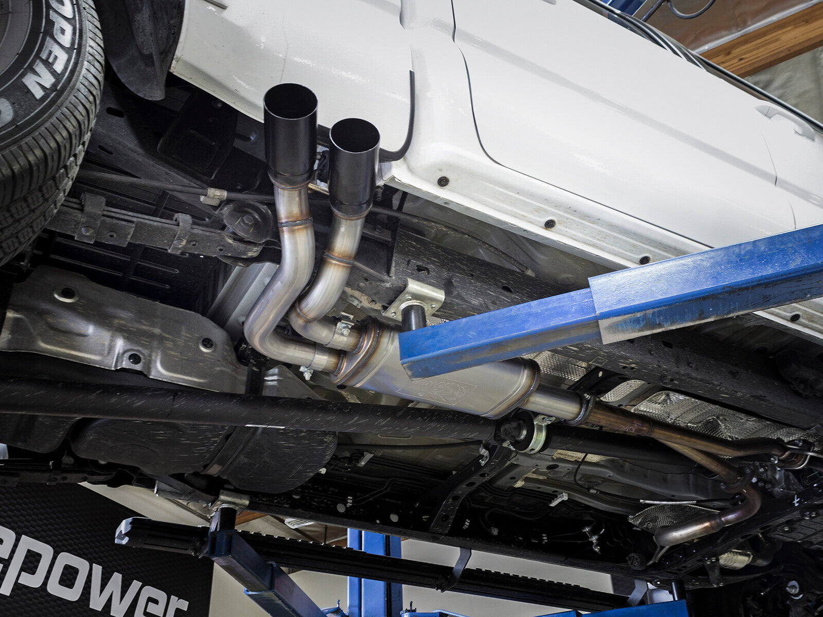 Rebel Series 3 Inch Cat-Back Exhaust System w/ Dual Mid-Side Exit Tips Toyota Tacoma 16-23 V6-3.5L aFe Power