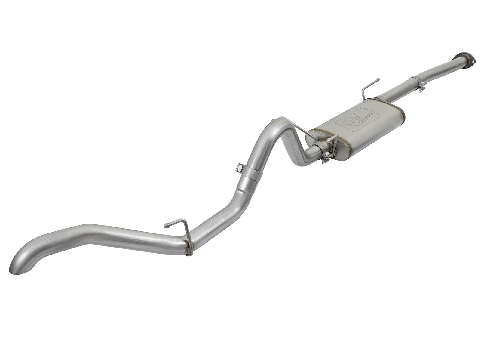 Mach Force-Xp 2-1/2 Inch 409 Stainless Steel Cat-Back Hi-Tuck Exhaust System Toyota Tacoma 16-23 L4-2.7L/V6-3.5L aFe Power