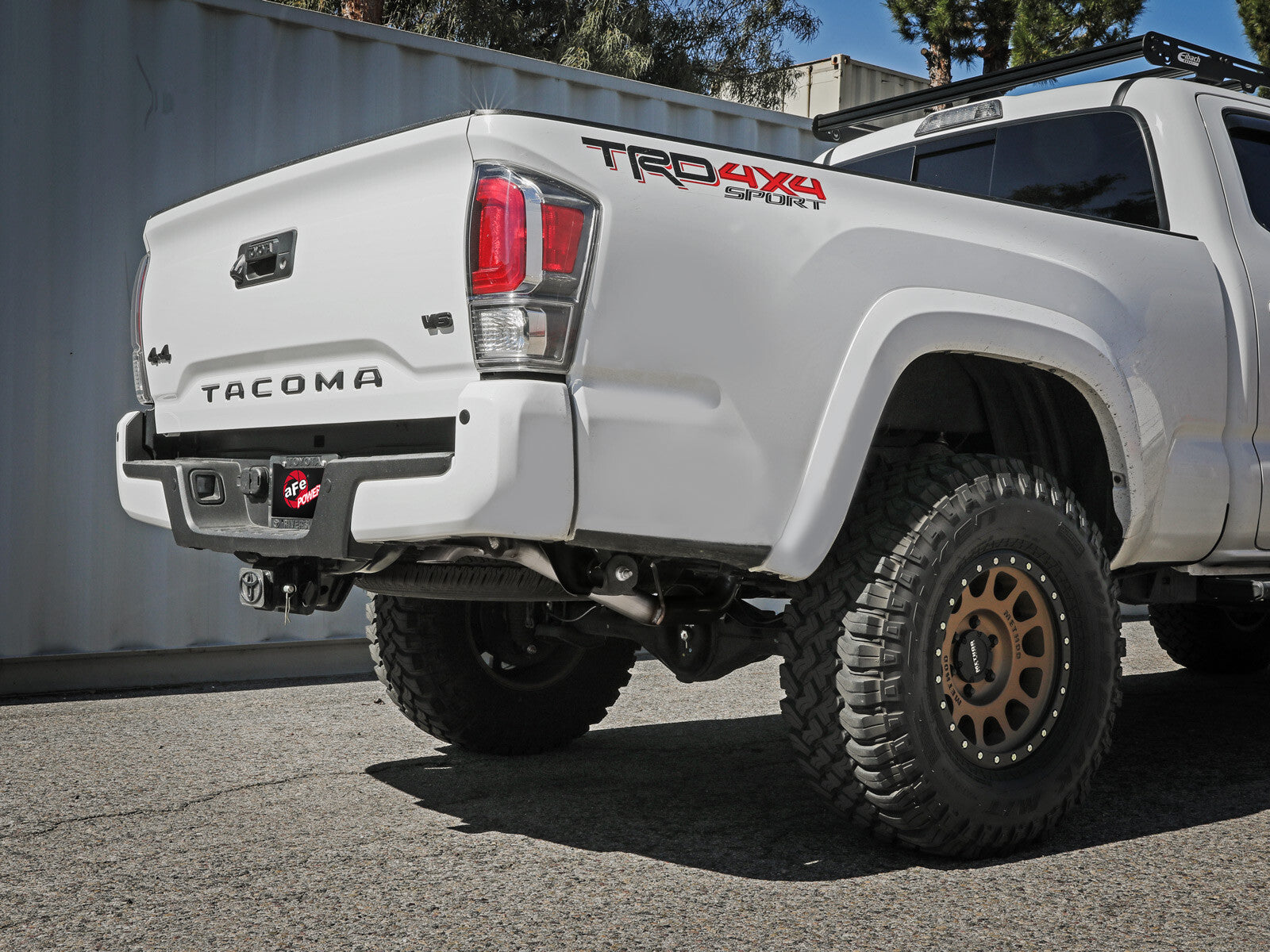 Mach Force-Xp 2-1/2 Inch 409 Stainless Steel Cat-Back Hi-Tuck Exhaust System Toyota Tacoma 16-23 L4-2.7L/V6-3.5L aFe Power