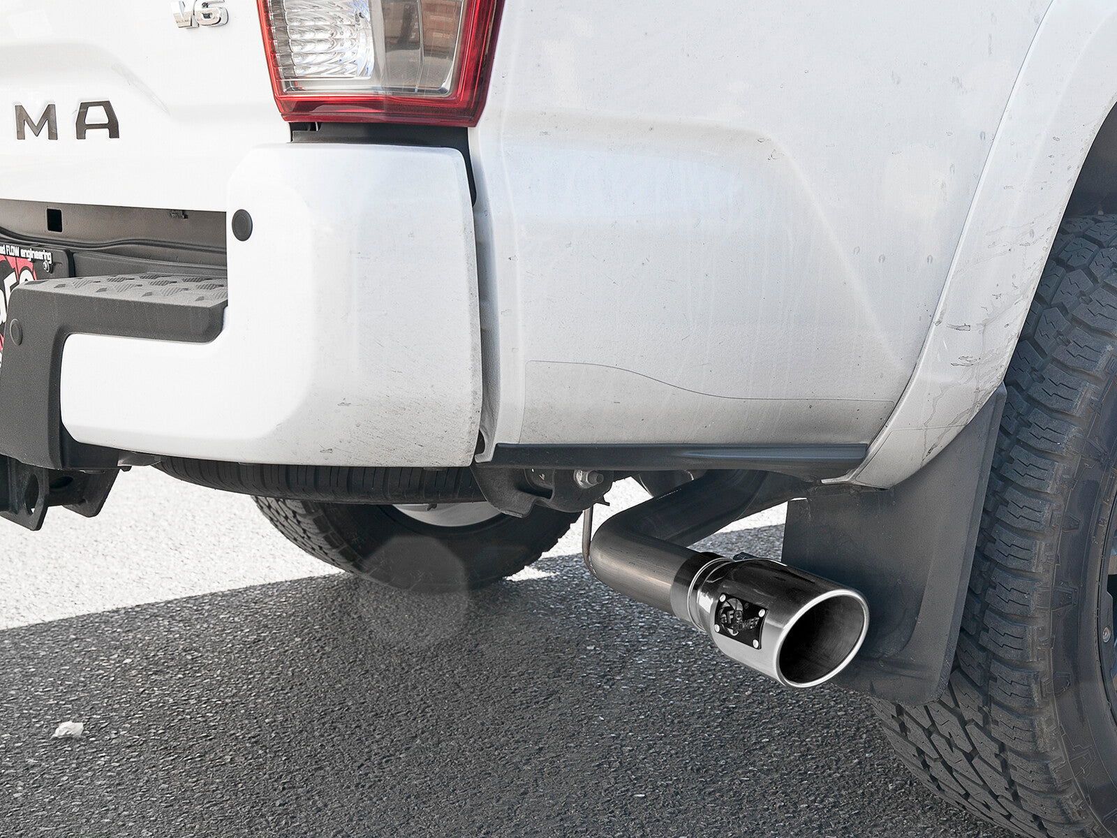 Mach Force-Xp 2-1/2 Inch 304 Stainless Steel Cat-Back Exhaust w/Tips Toyota Tacoma 16-23 L4-2.7L/V6-3.5L aFe Power