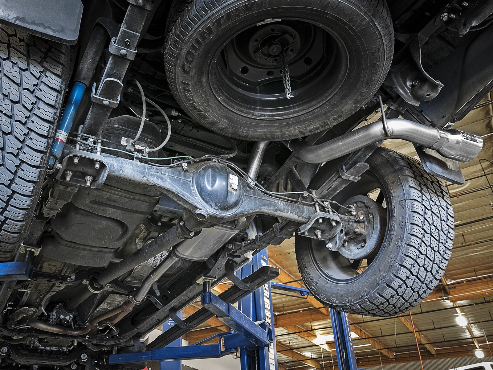 Mach Force-Xp 2-1/2 Inch 304 Stainless Steel Cat-Back Exhaust w/Tips Toyota Tacoma 16-23 L4-2.7L/V6-3.5L aFe Power