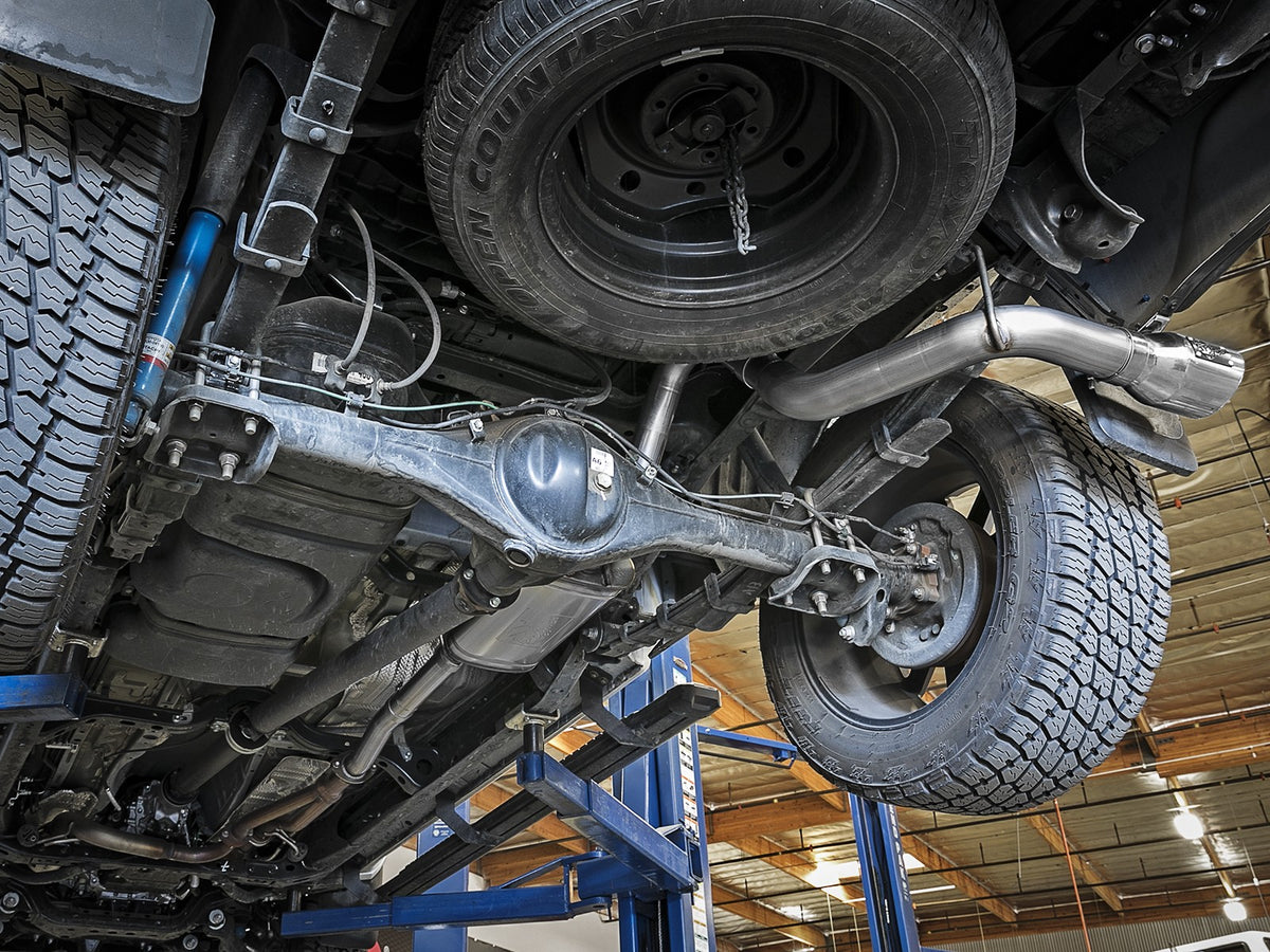 Mach Force-Xp 2-1/2 Inch 304 Stainless Steel Cat-Back Exhaust w/Polished Tips Toyota Tacoma 16-23 L4-2.7L/V6-3.5L aFe Power