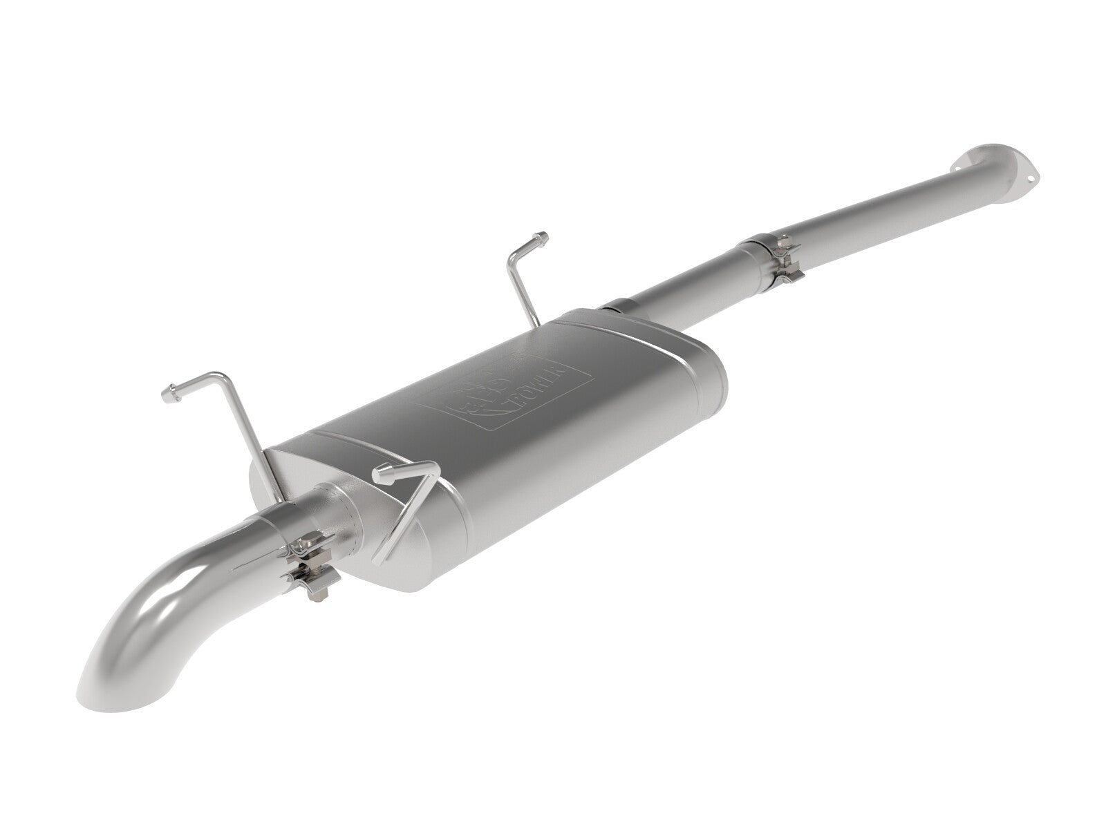 Rock Basher 2-1/2 Inch 409 Stainless Steel Cat-Back Hi-Tuck Exhaust System Toyota Tacoma 16-23 L4-2.7L/V6-3.5L aFe Power