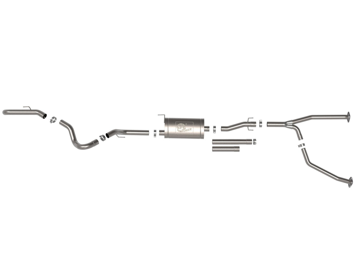 Apollo GT Series 2-1/2 Inch to 3 Inch 409 SS Cat-Back Hi-Tuck Exhaust System Toyota Tundra 22-26 V6-3.4L (tt) aFe Power