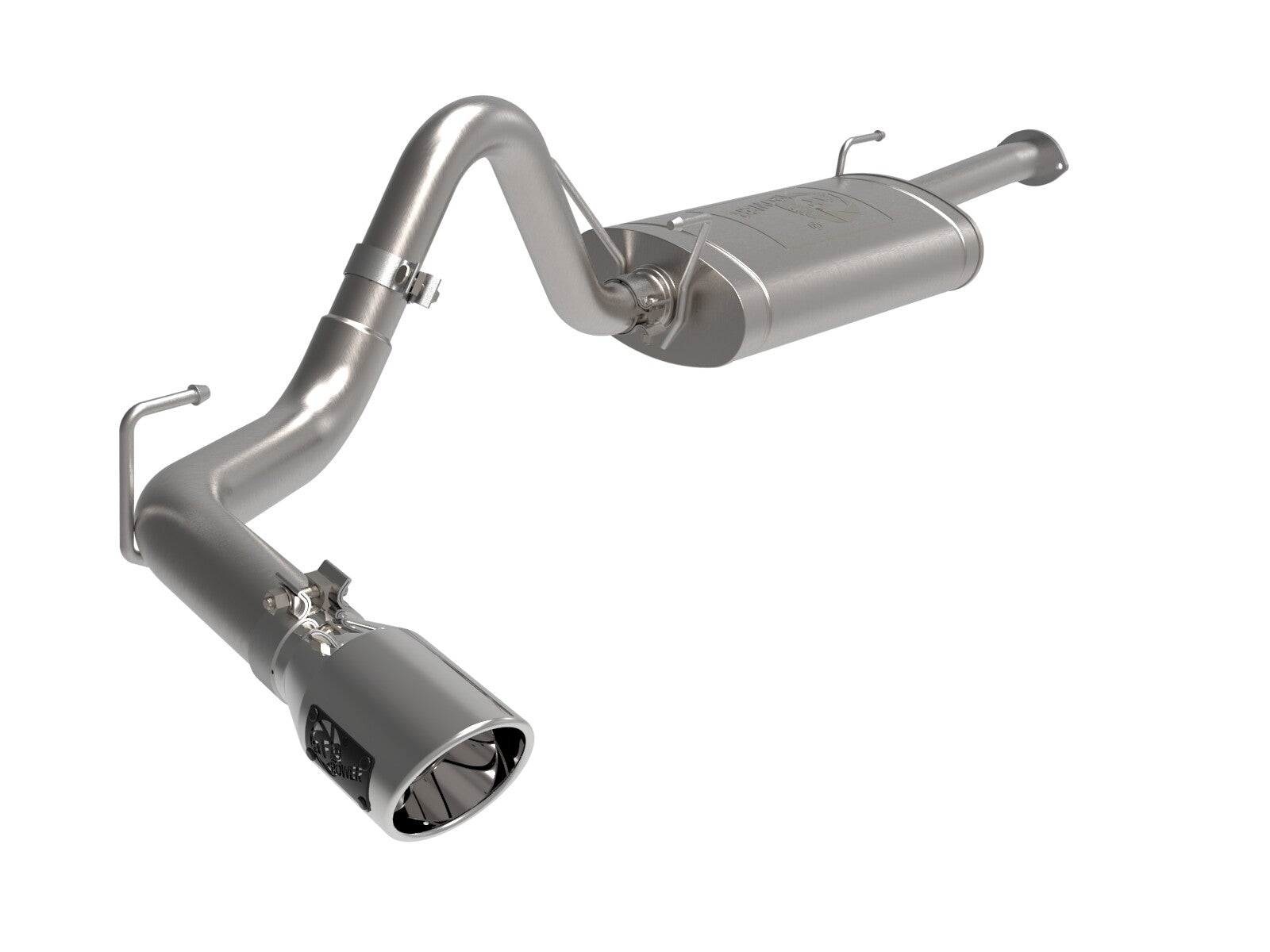 Apollo GT Series 2-1/2 Inch to 3 Inch 409 SS Cat-Back Exhaust System w/ Tip Toyota Tacoma 16-23 L4-2.7/V6-3.5L aFe Power