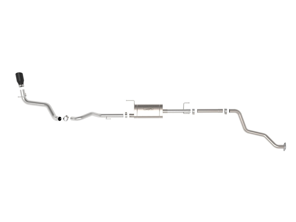 Apollo GT Series 2-1/2 Inch to 3 Inch 409 SS Cat-Back Exhaust System w/ Black Tip Toyota Tacoma 24-26 L4-2.4L (t) aFe Power