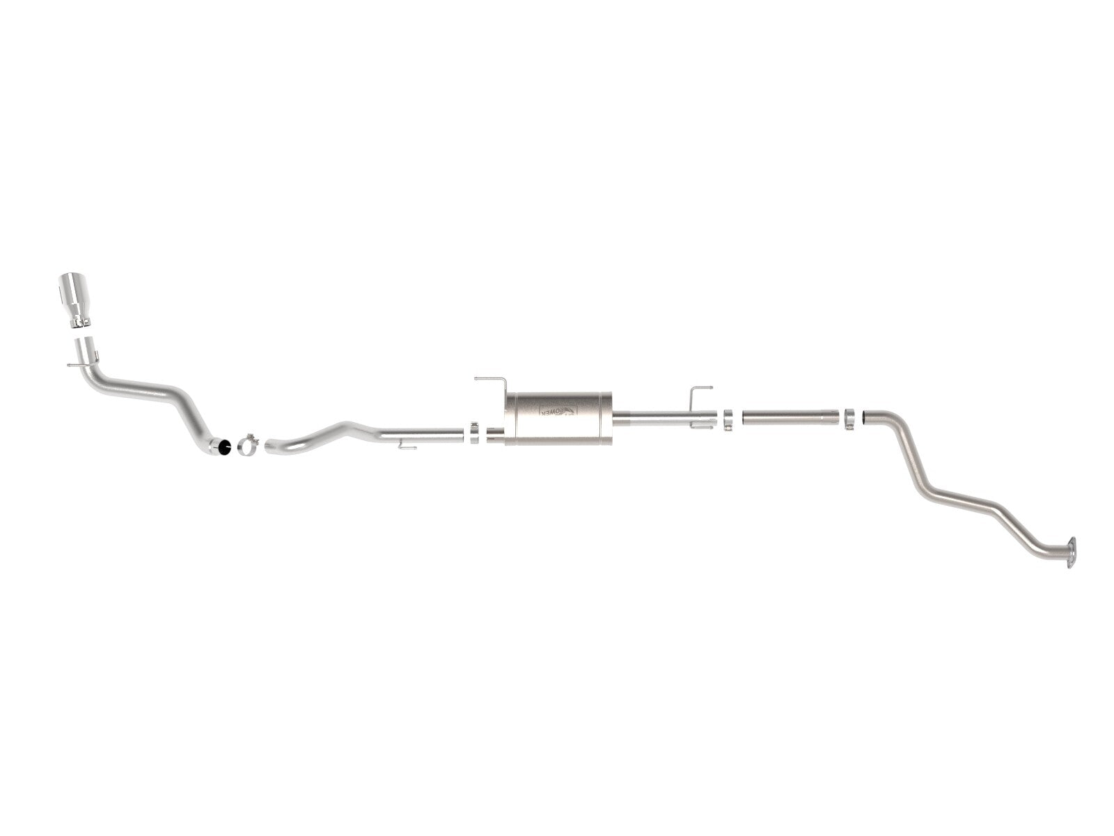Apollo GT Series 2-1/2 Inch to 3 Inch 409 SS Cat-Back Exhaust System w/ Tip Toyota Tacoma 24-26 L4-2.4L (t) aFe Power