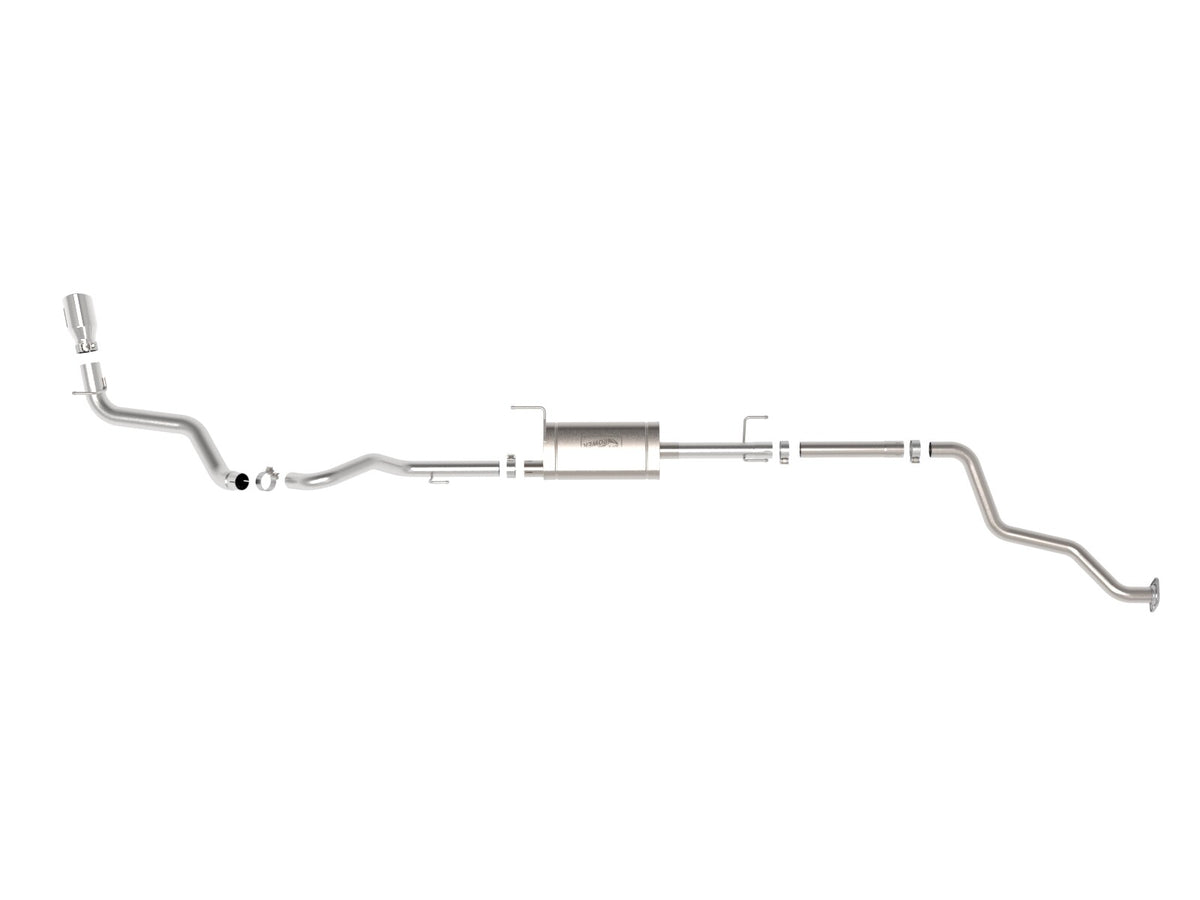 Apollo GT Series 2-1/2 Inch to 3 Inch 409 SS Cat-Back Exhaust System w/ Polished Tip Toyota Tacoma 24-26 L4-2.4L (t) aFe Power