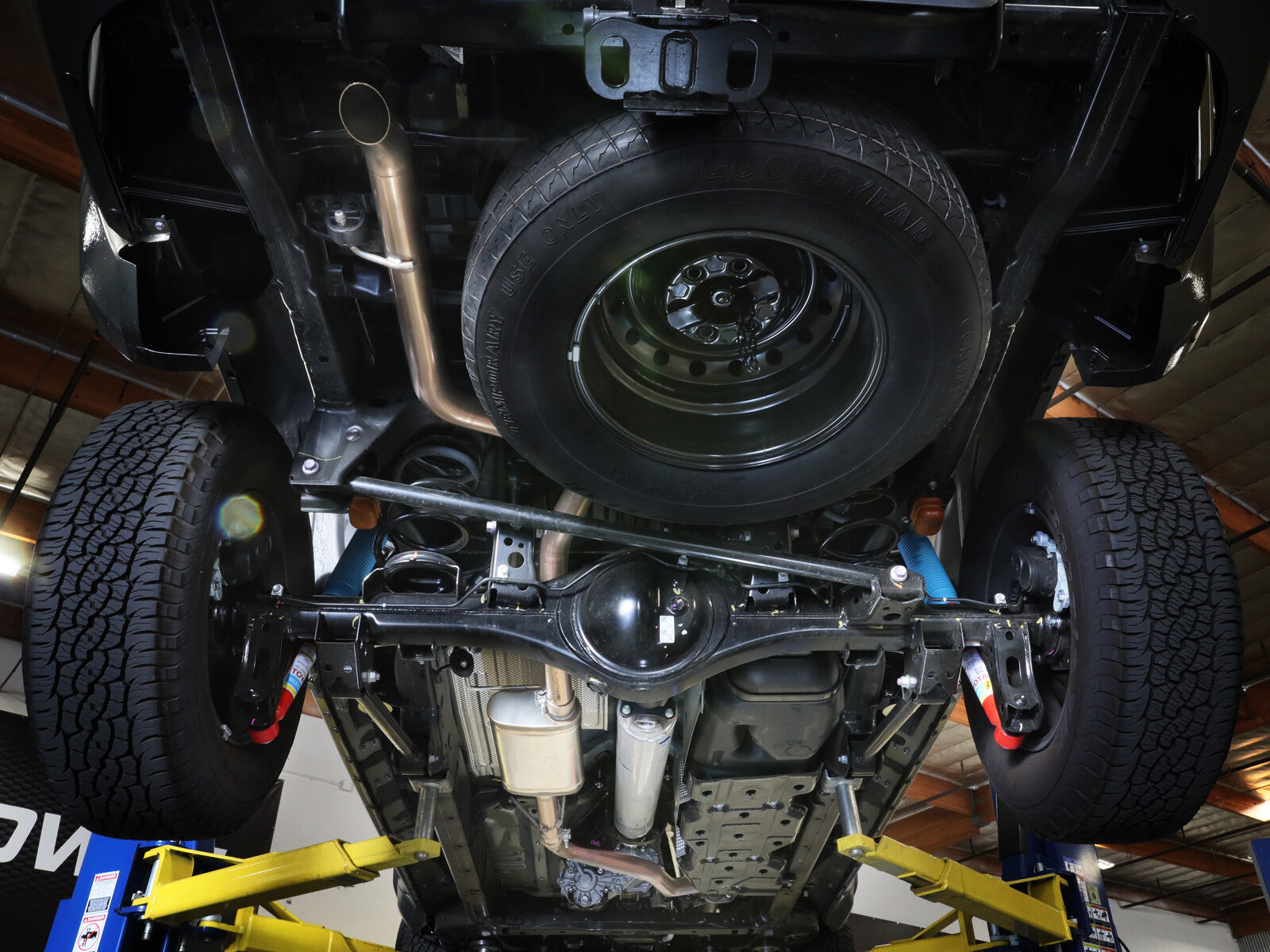 Mach Force-Xp 2-1/2 Inch 409 Stainless Steel Cat-Back Hi-Tuck Exhaust System Toyota Tacoma 24-26 L4-2.4L (t) aFe Power