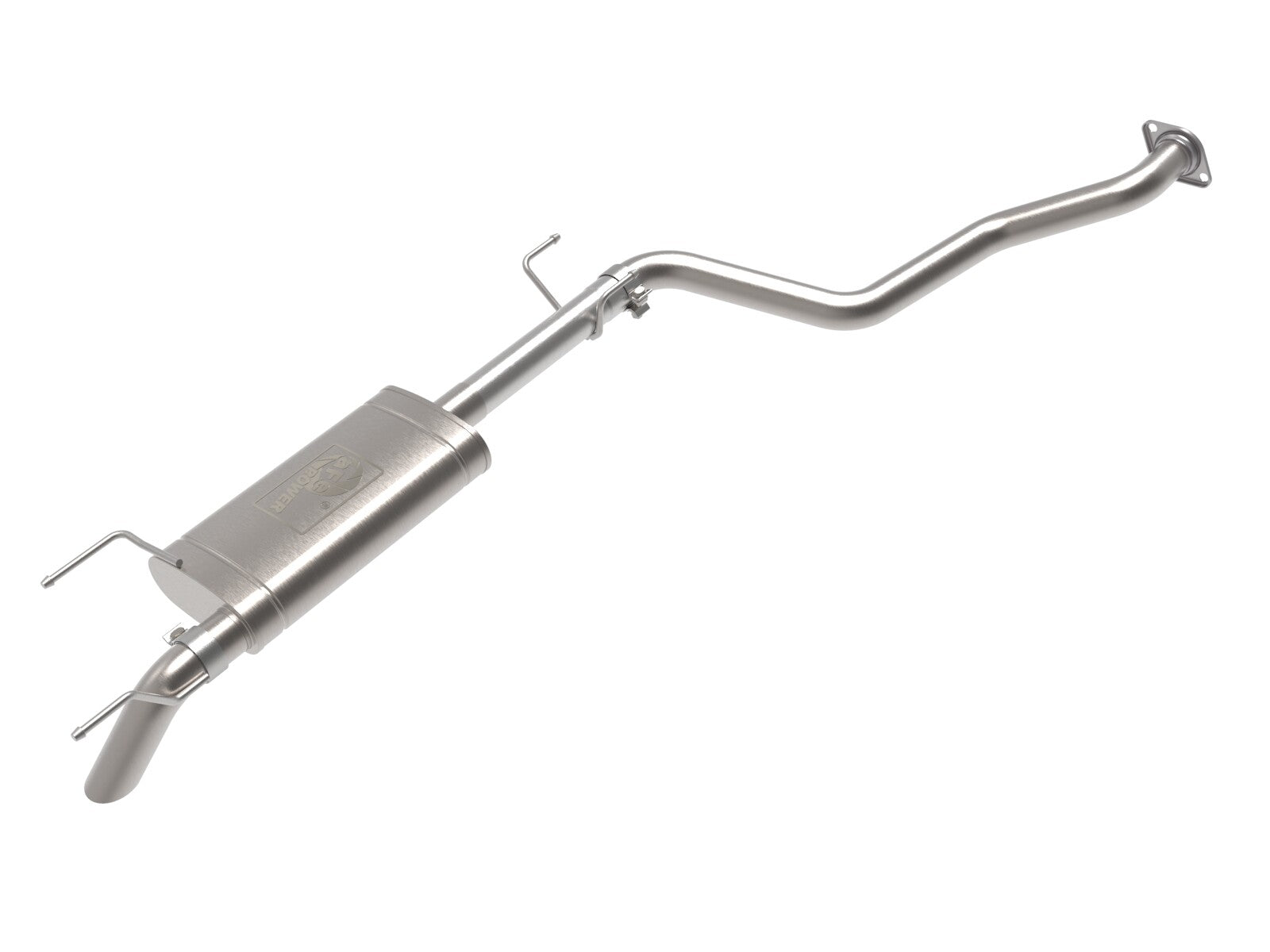 Rock Basher 2-1/2 Inch 409 Stainless Steel Cat-Back Exhaust System Toyota Tacoma 24-26 L4-2.4L (t) aFe Power