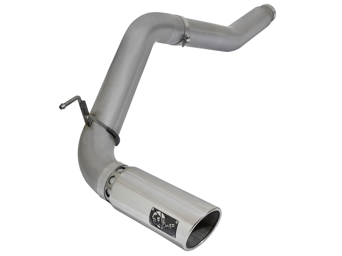 Large Bore-HD 5 Inch Dpf-Back Stainless Steel Exhaust System w/Polished Tip Nissan Titan Xd 16-19 V8-5.0L (td) aFe Power