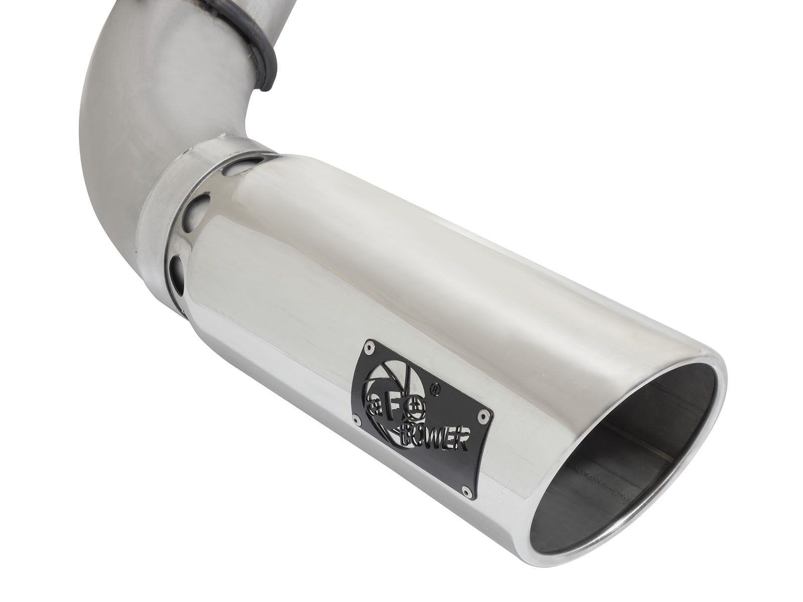 Large Bore-HD 5 Inch Dpf-Back Stainless Steel Exhaust System w/ Tip Nissan Titan Xd 16-19 V8-5.0L (td) aFe Power