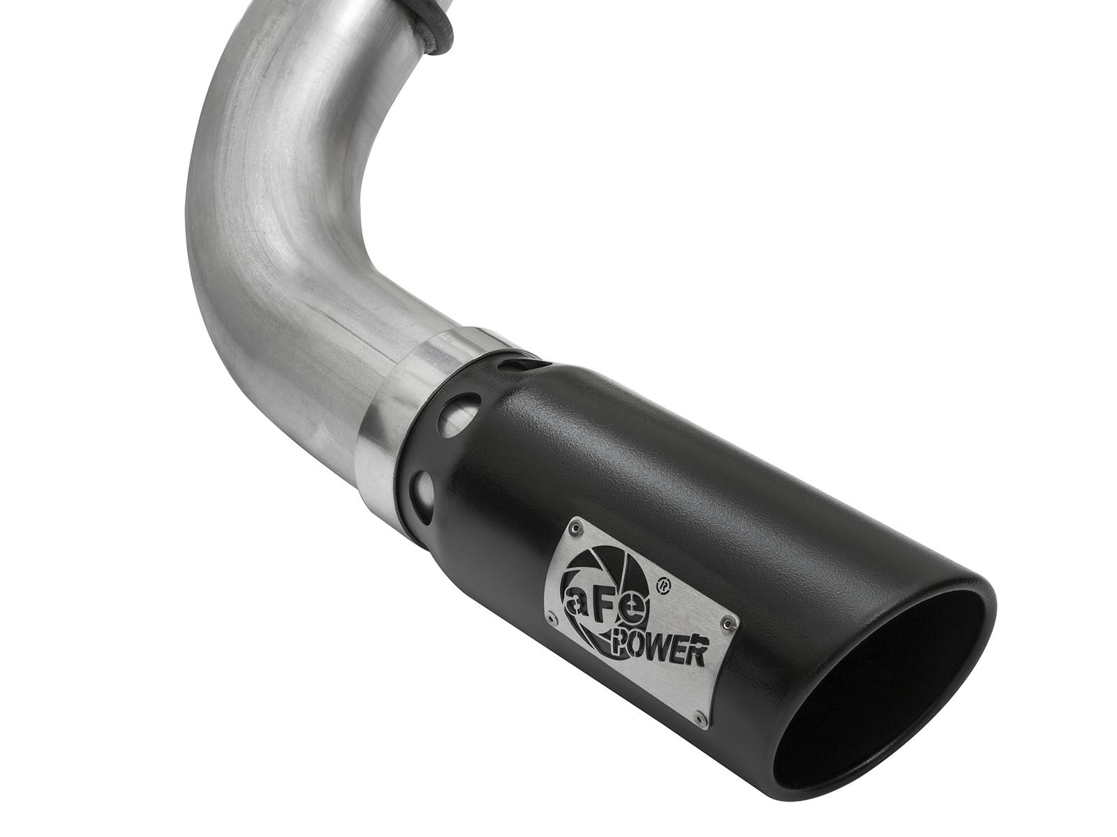 Large Bore-HD 4 Inch Dpf-Back Stainless Steel Exhaust System w/ Tip Nissan Titan Xd 16-19 V8-5.0L (td) aFe Power