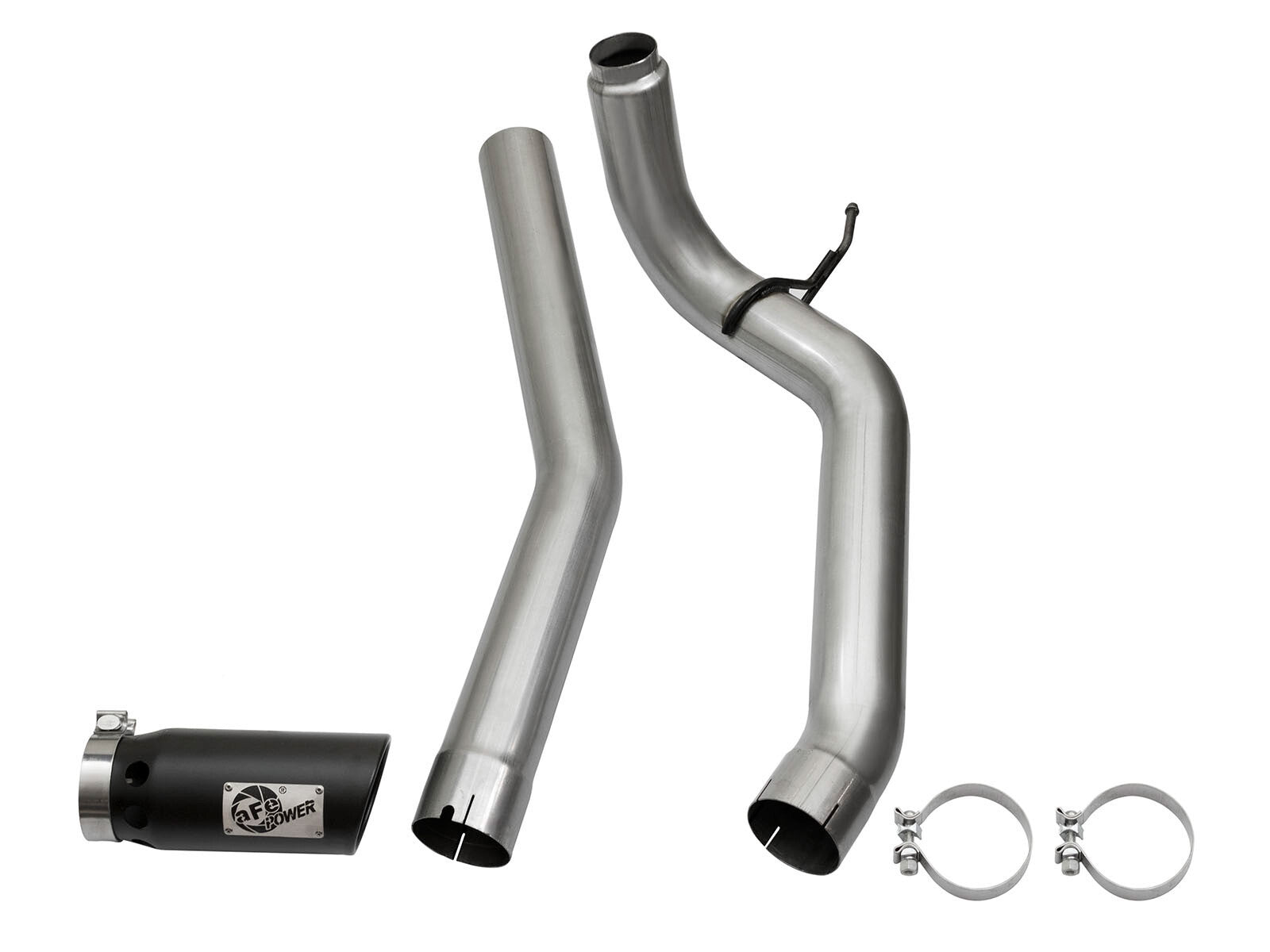 Large Bore-HD 4 Inch Dpf-Back Stainless Steel Exhaust System w/ Tip Nissan Titan Xd 16-19 V8-5.0L (td) aFe Power