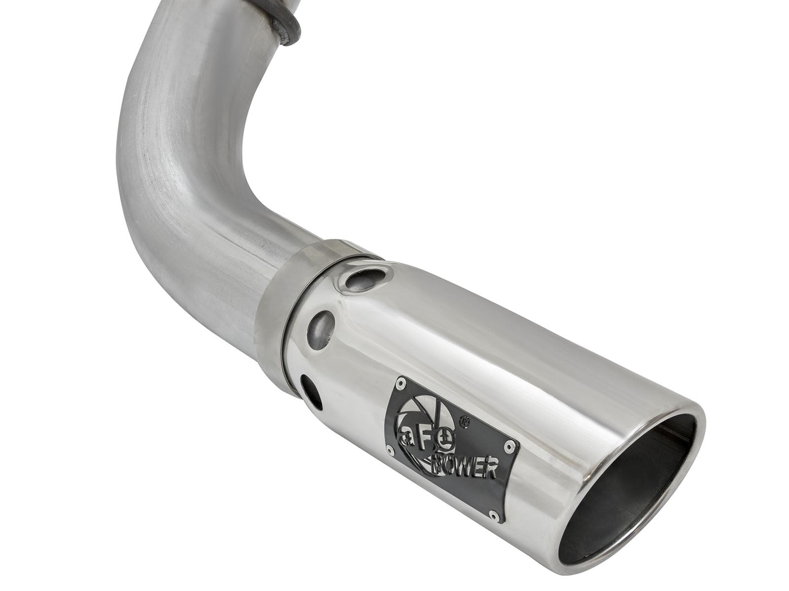 Large Bore-HD 4 Inch Dpf-Back Stainless Steel Exhaust System w/ Tip Nissan Titan Xd 16-19 V8-5.0L (td) aFe Power