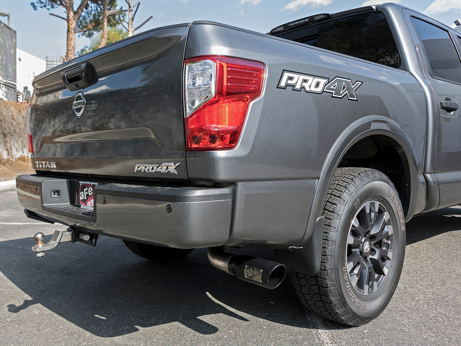 Mach Force-Xp 2-1/2 Cat-Back Exhaust System w/ Tip Nissan Titan 17-24 V8-5.6L aFe Power