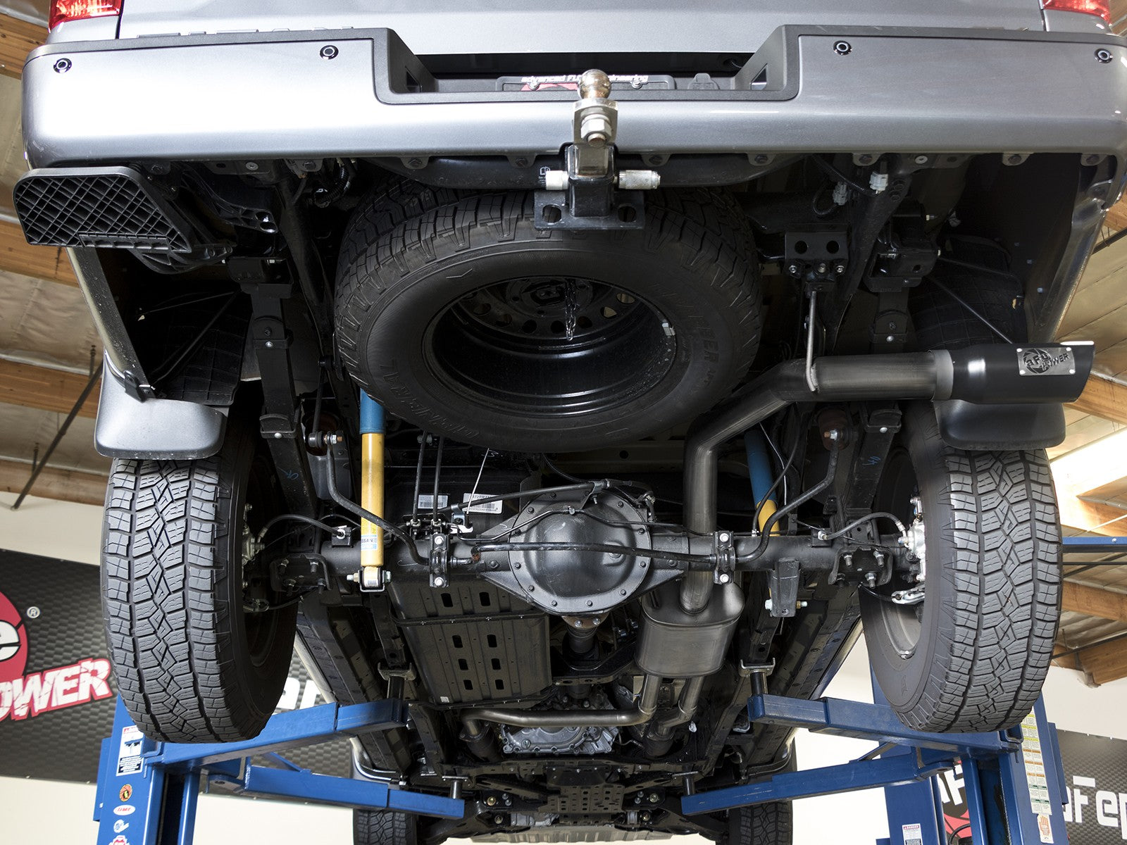 Mach Force-Xp 2-1/2 Cat-Back Exhaust System w/ Tip Nissan Titan 17-24 V8-5.6L aFe Power