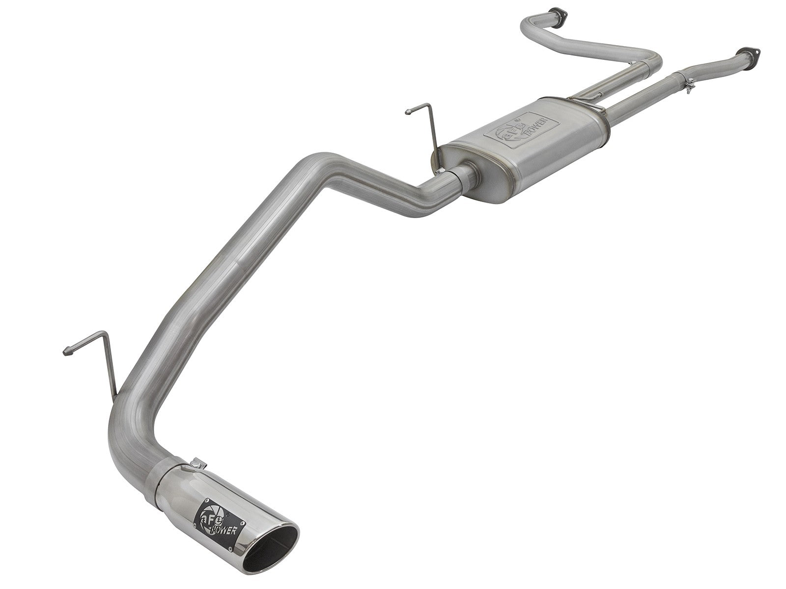 Mach Force-Xp 2-1/2 Cat-Back Exhaust System w/ Tip Nissan Titan 17-24 V8-5.6L aFe Power