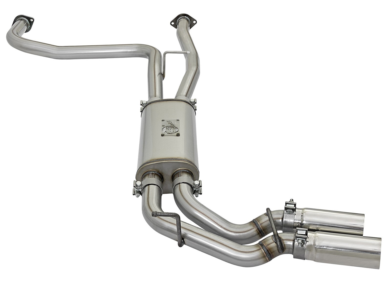 Rebel Series 2-1/2 Cat-Back Exhaust System w/ Tip Nissan Titan 17-24 V8-5.6L aFe Power