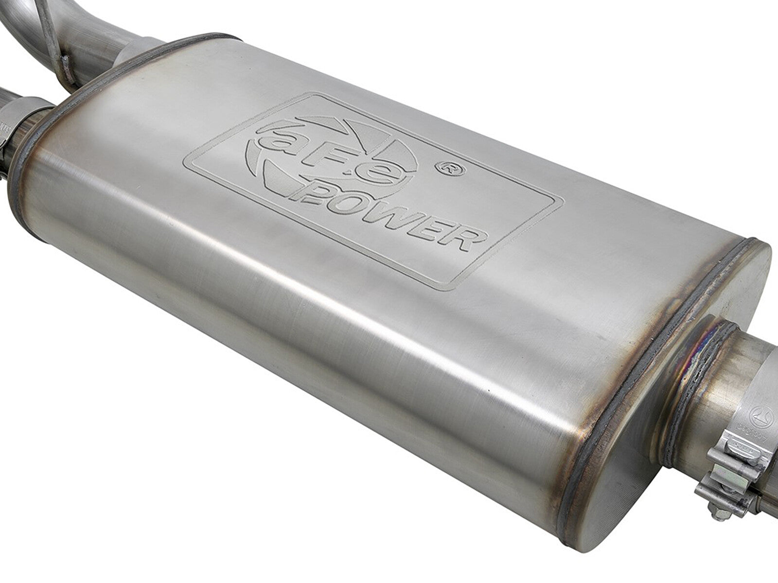 Mach Force-Xp 3 Inch to 4 Inch 409 Stainless Steel Cat-Back Exhaust System Nissan Titan Xd 16-24 V8-5.6L aFe Power