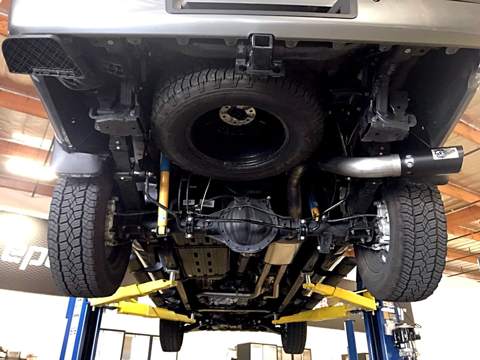Mach Force-Xp 3 Inch to 4 Inch 409 Stainless Steel Cat-Back Exhaust System Nissan Titan Xd 16-24 V8-5.6L aFe Power