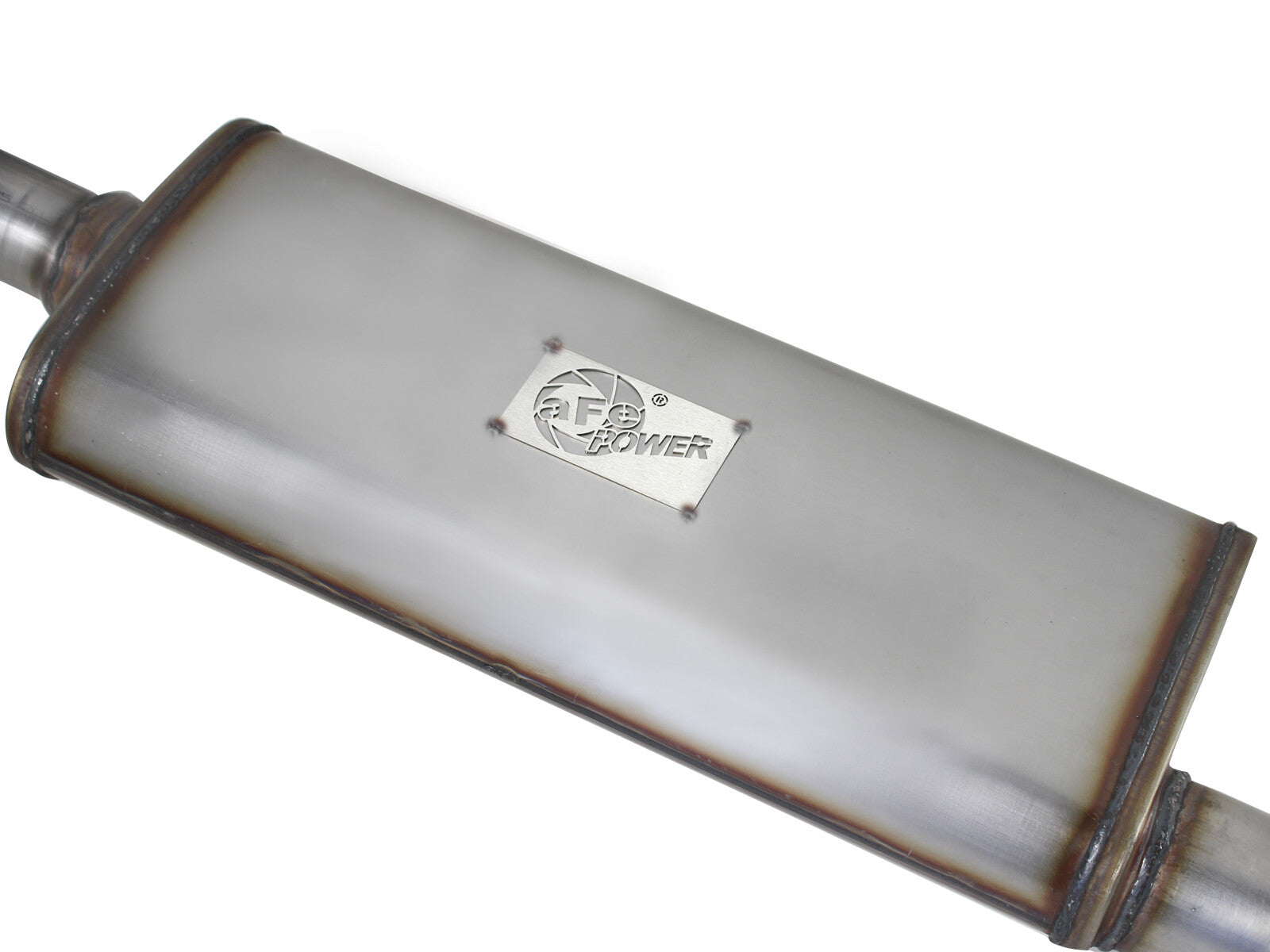 Mach Force-Xp 2-1/2 Inch 409 Stainless Steel Cat-Back Hi-Tuck Exhaust System Jeep Wrangler (JK) 12-18 V6-3.6L aFe Power