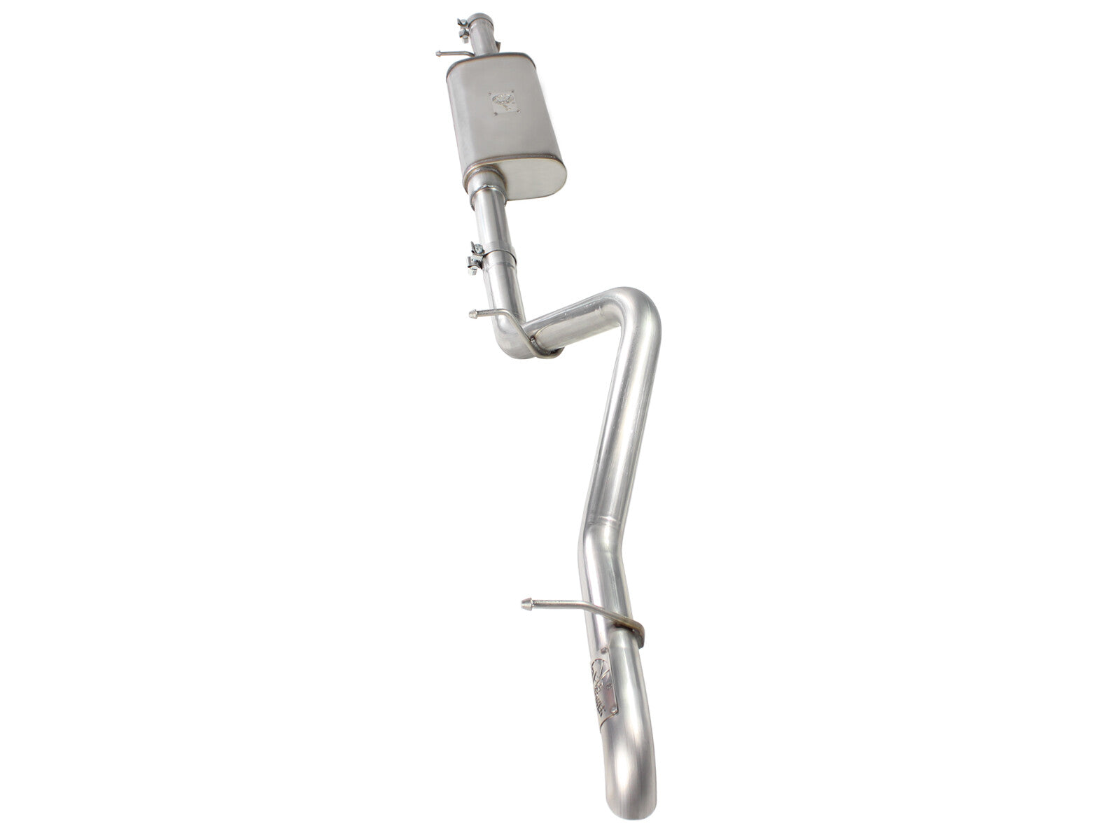 Mach Force-Xp 3 Inch 409 Stainless Steel Cat-Back Hi-Tuck Exhaust System Jeep Wrangler (JK) 12-18 V6-3.6L aFe Power