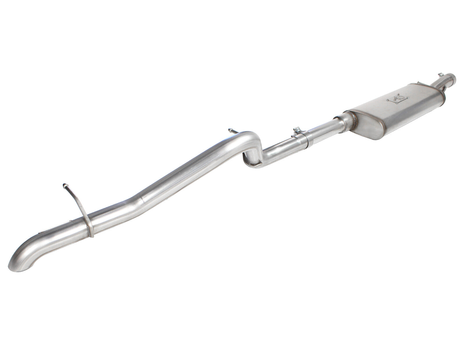 Mach Force-Xp 3 Inch 409 Stainless Steel Cat-Back Hi-Tuck Exhaust System Jeep Wrangler (JK) 12-18 V6-3.6L aFe Power
