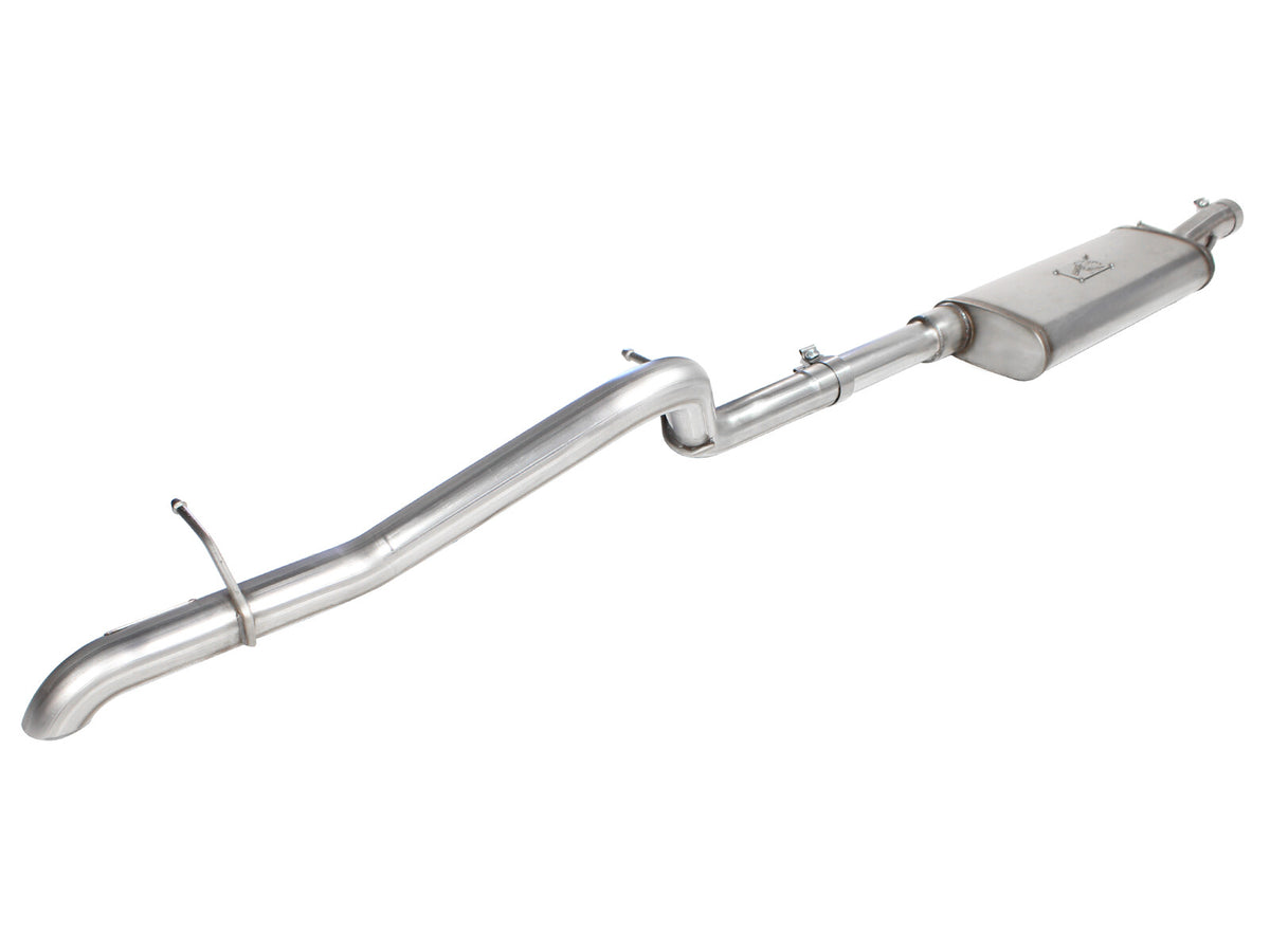 Mach Force-Xp 3 Inch 409 Stainless Steel Cat-Back Hi-Tuck Exhaust System Jeep Wrangler (JK) 12-18 V6-3.6L aFe Power