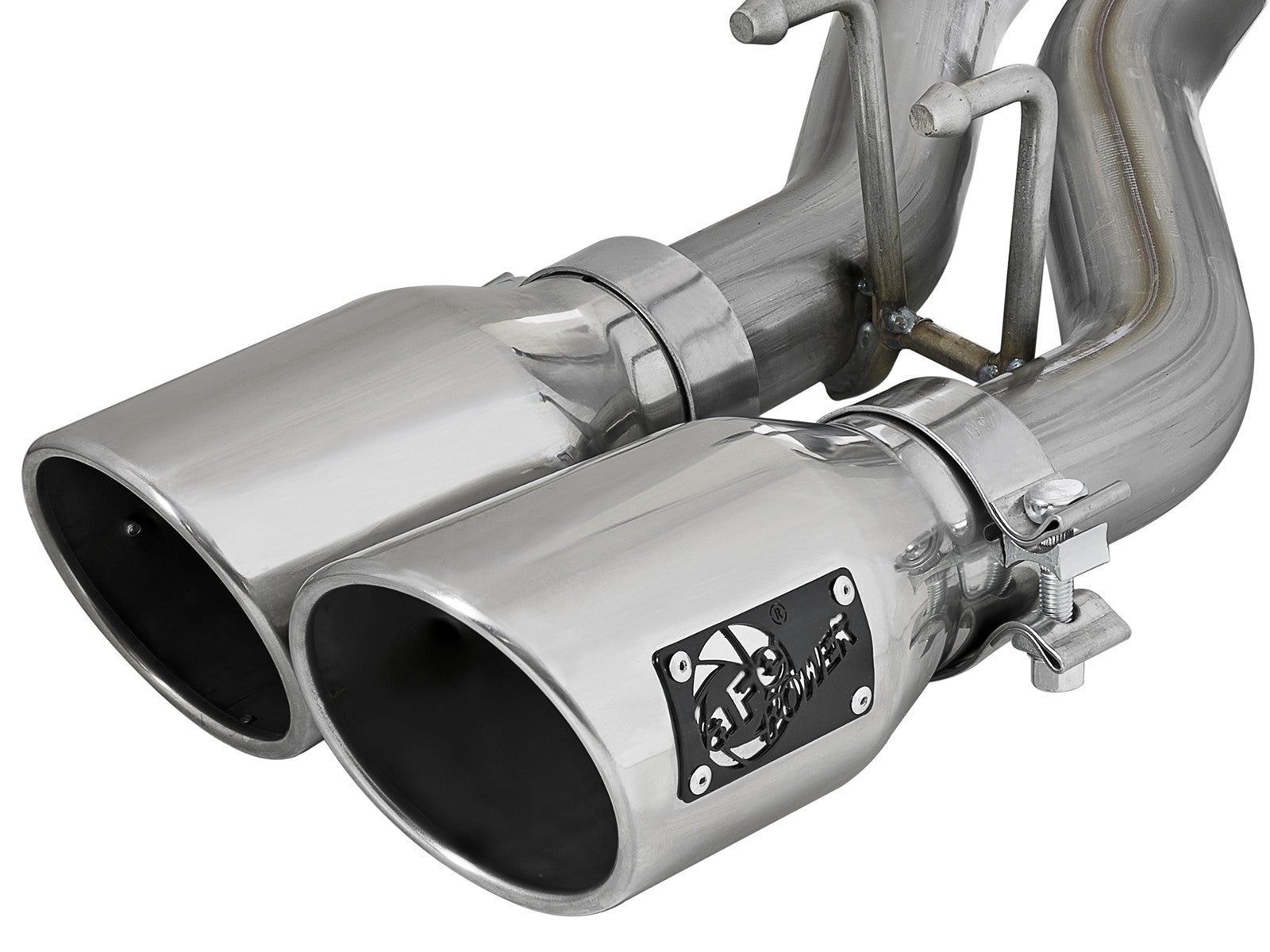Rebel Series 2-1/2 Inch 409 Stainless Steel Cat-Back Exhaust System w/Polished Tip Jeep Wrangler (JK) 4 Door 07-18 V6-3.6L/3.8L aFe Power