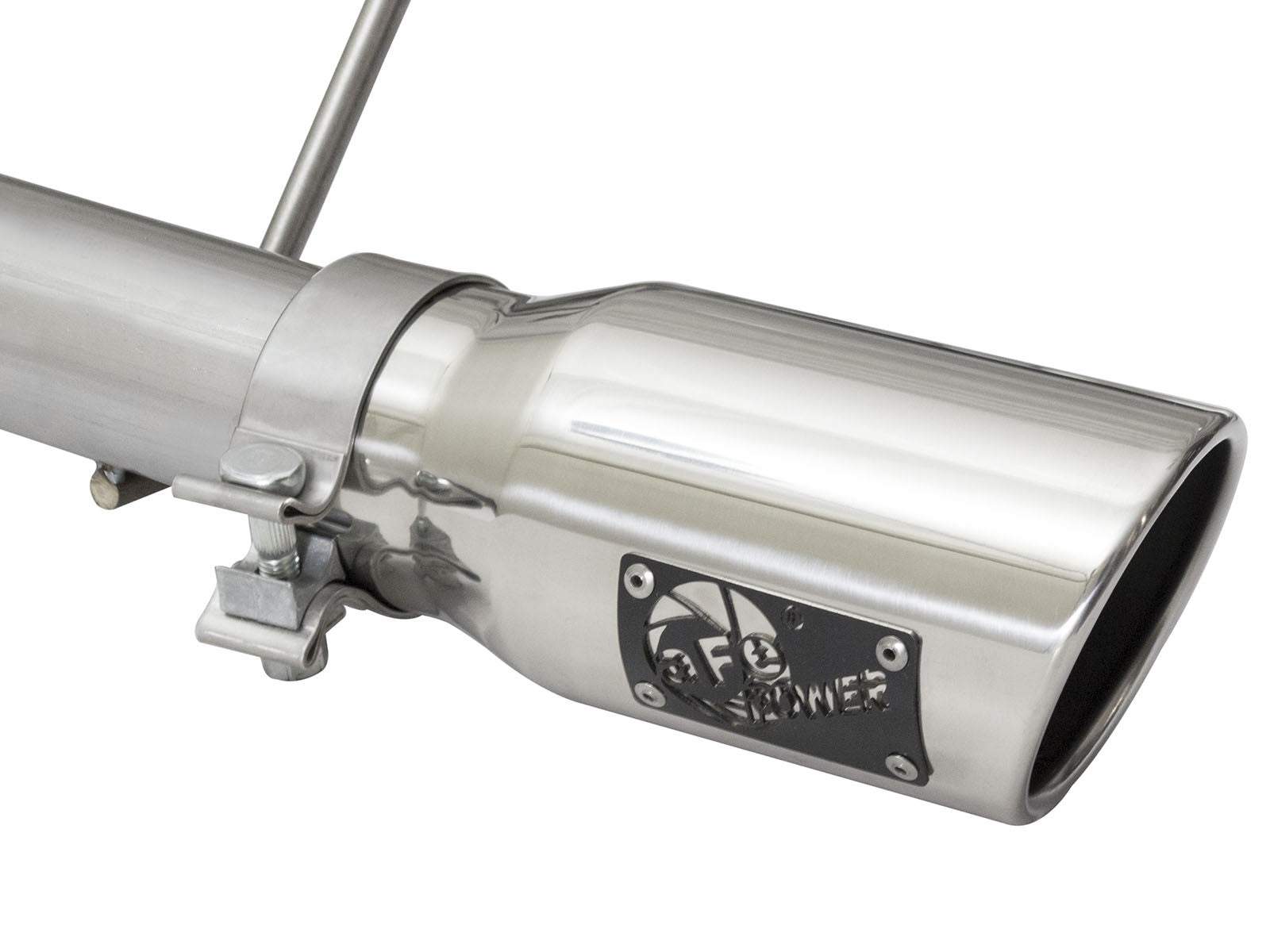 Rebel Series 2-1/2 Inch 409 Stainless Steel Cat-Back Exhaust System w/Polished Tip Jeep Wrangler (JK) 2/4 Door 07-18 V6-3.6L/3.8L aFe Power