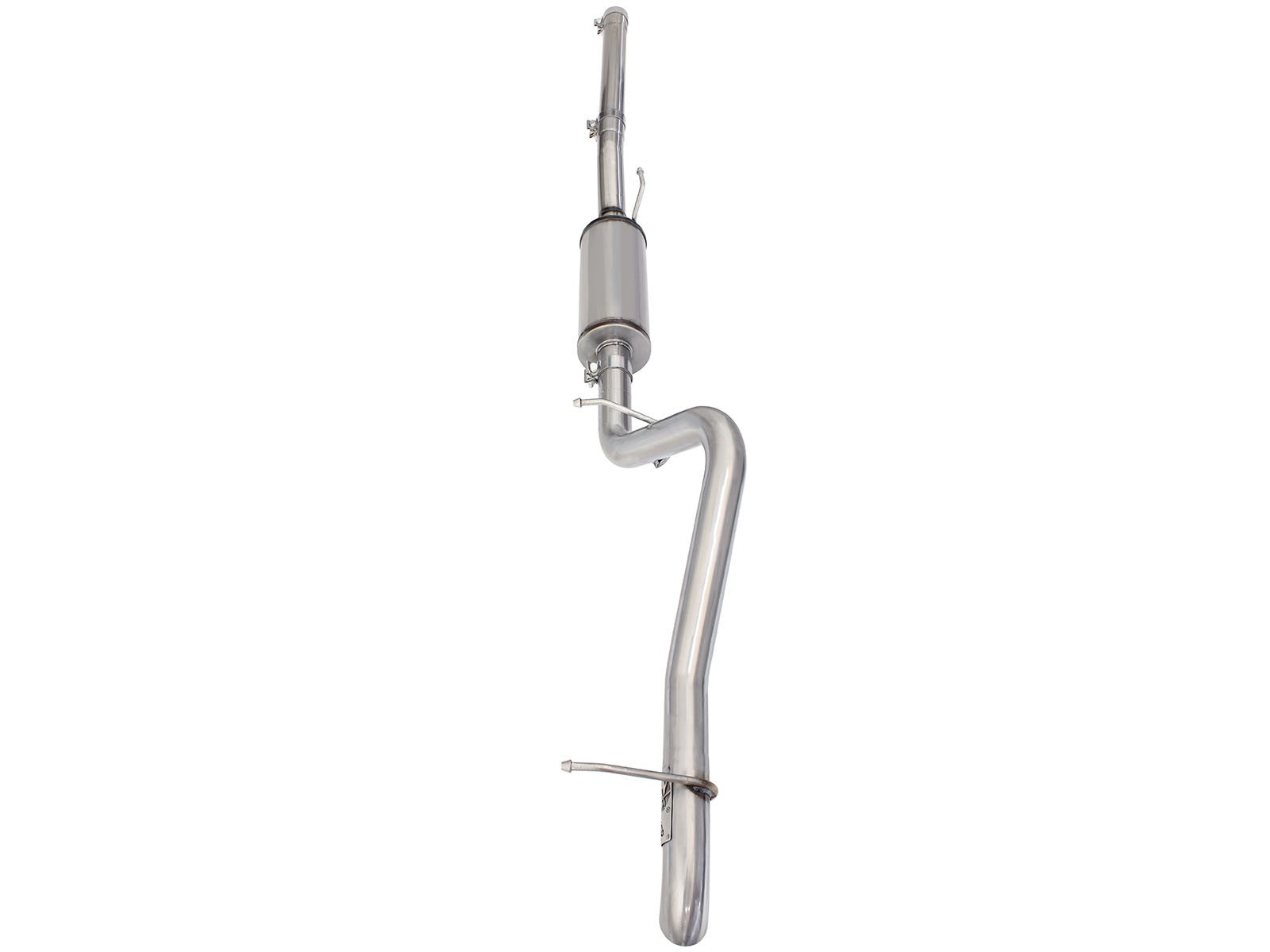 Mach Force-Xp 2-1/2 Inch 409 Stainless Steel Cat-Back Hi-Tuck Exhaust System Jeep Wrangler (JK) 07-18 V6-3.6L/3.8L aFe Power