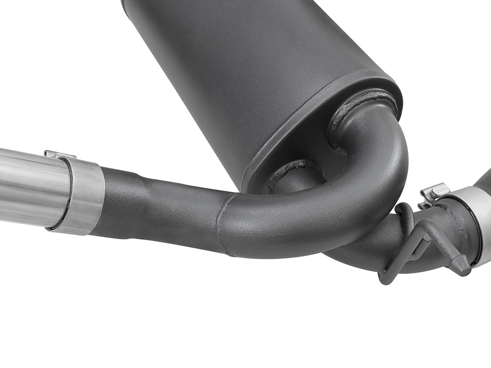 Rebel Series 2-1/2 Inch 409 Stainless Steel Cat-Back Exhaust System w/ Black Tips Jeep Wrangler (JK) 07-18 V6-3.6L/3.8L aFe Power