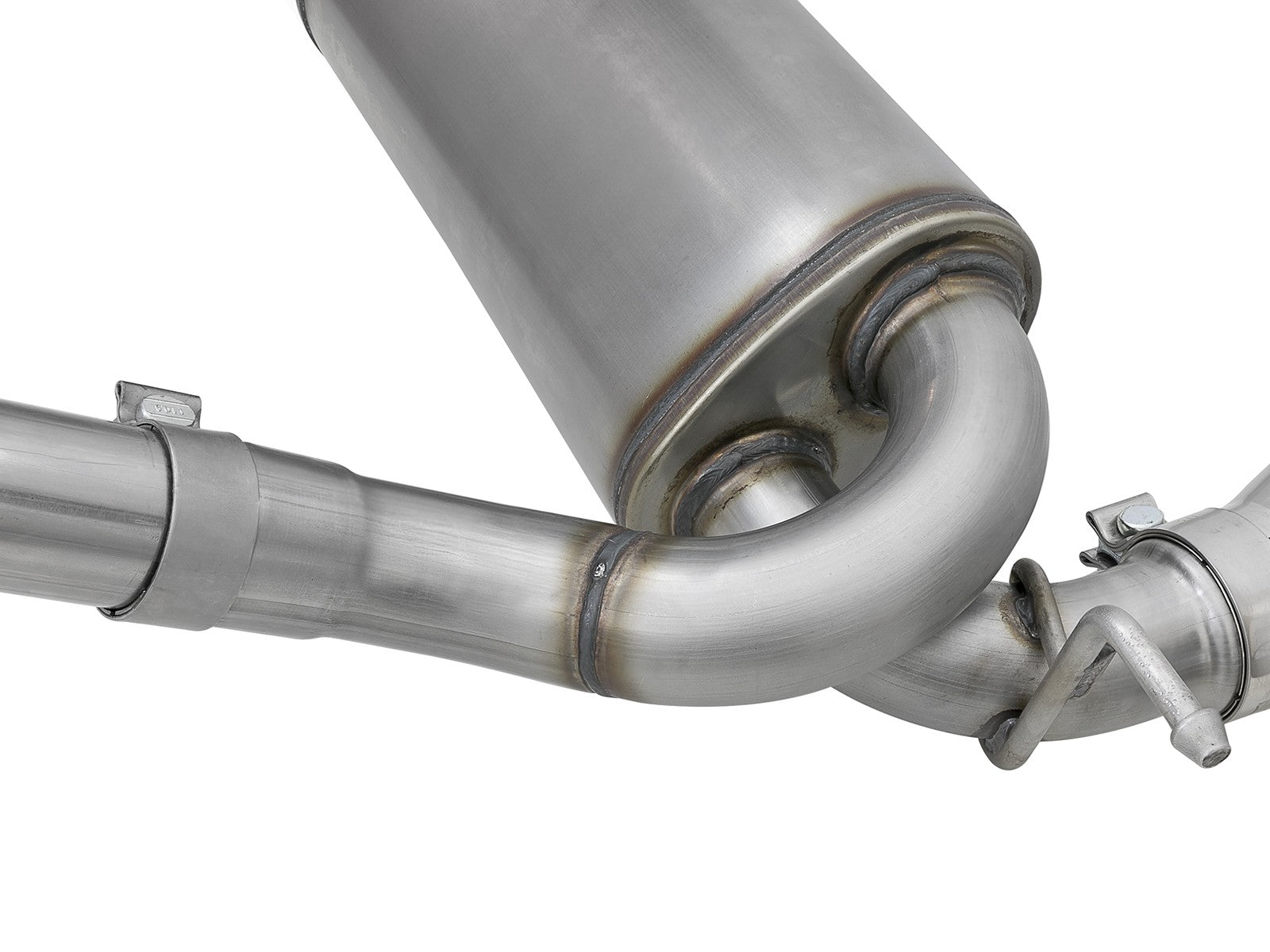 Rebel Series 2-1/2 Inch 409 Stainless Steel Cat-Back Exhaust w/ Polished Tips Jeep Wrangler (JK) 07-18 V6-3.6L/3.8L aFe Power